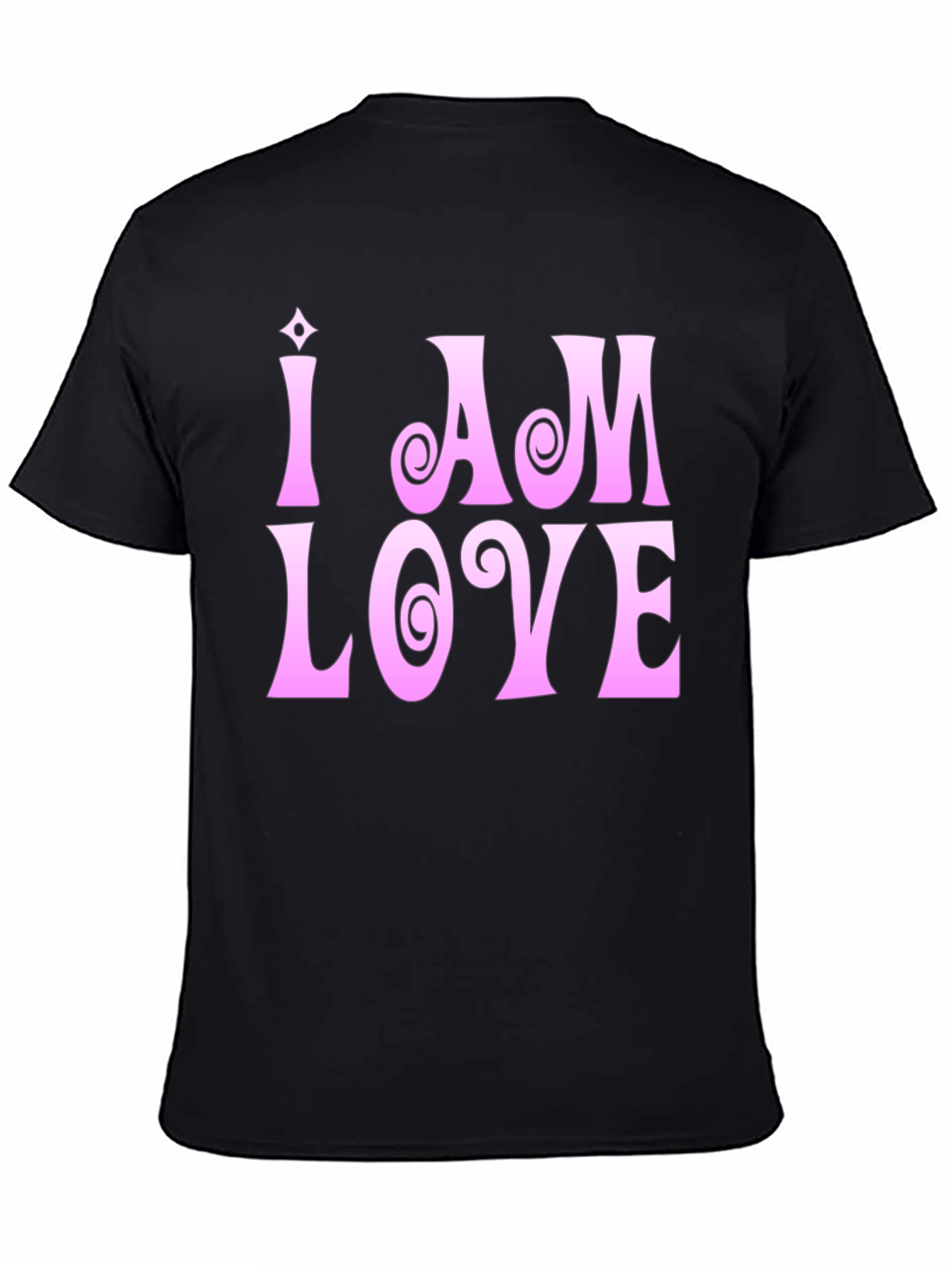 I Am Love T-Shirt - Pink Graphic Tee