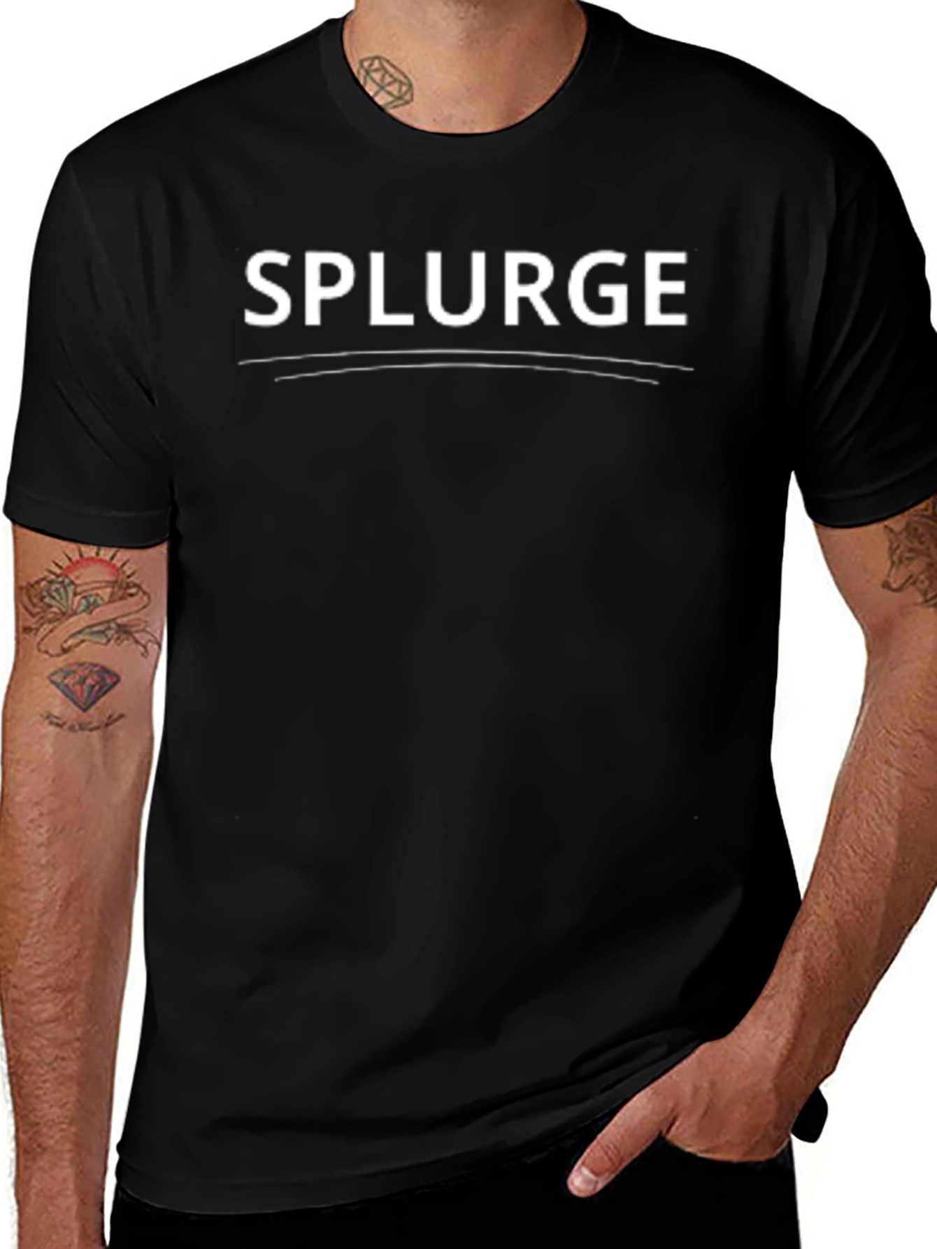 Splurge Graphic Tee - Trendy & Casual Comfort