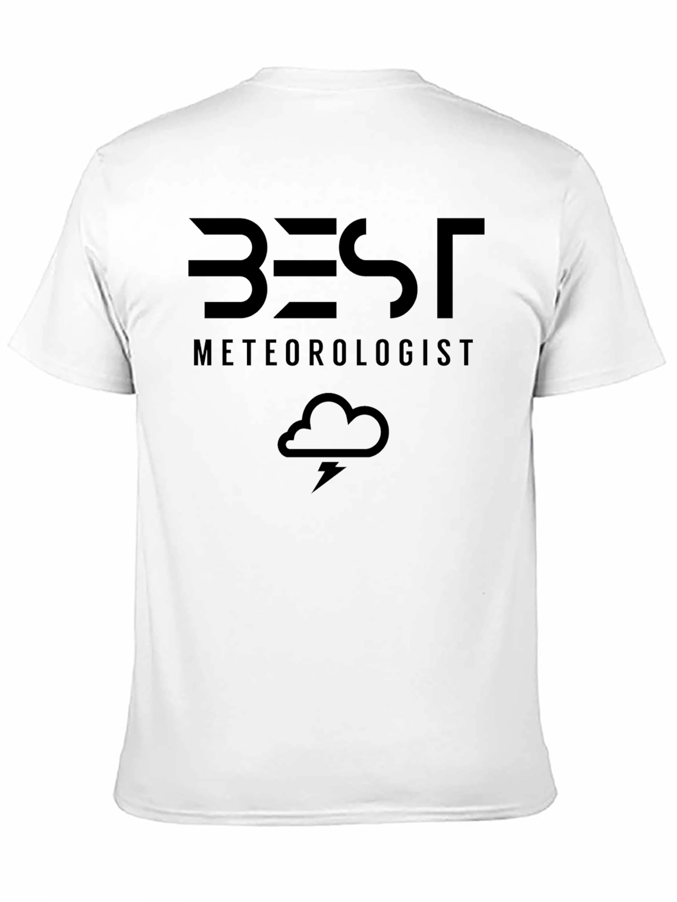 Best Meteorologist Black T-Shirt Weather Science Gift