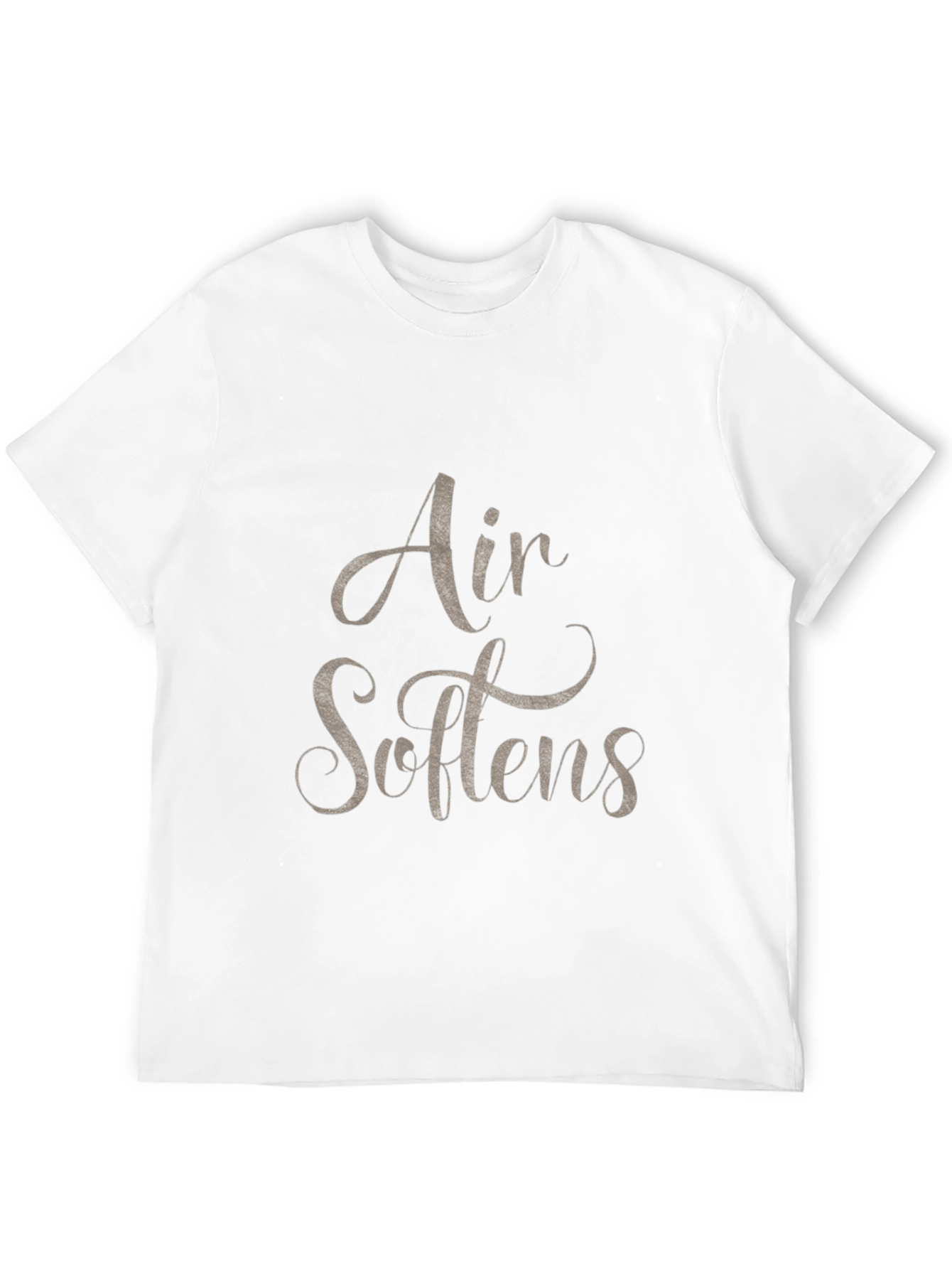 Air Softens Black Graphic Tee