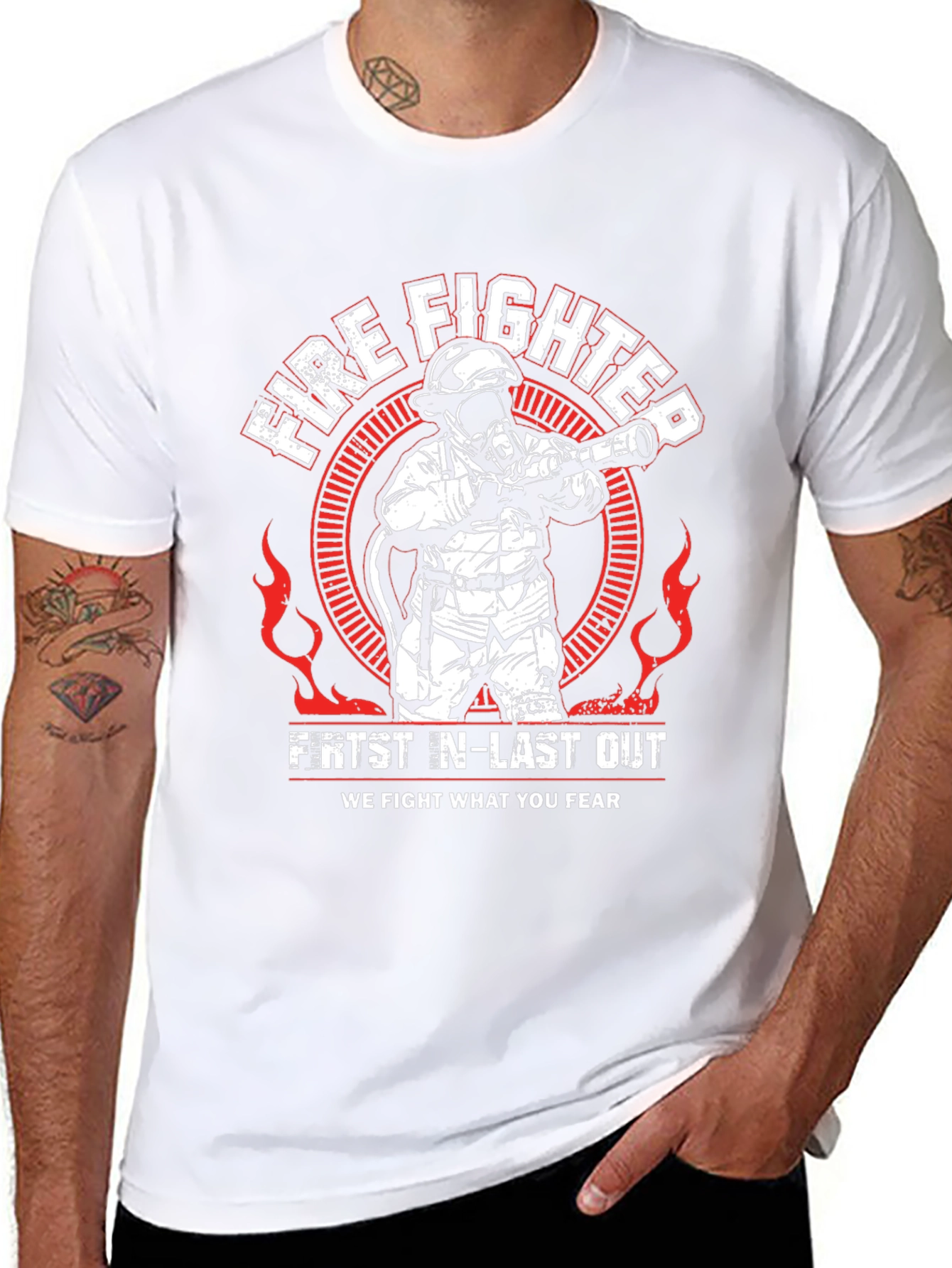 Firefighter T-Shirt - First In Last Out