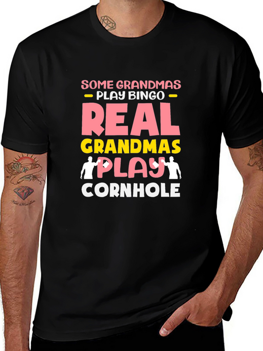 Real Grandmas Play Cornhole T-Shirt