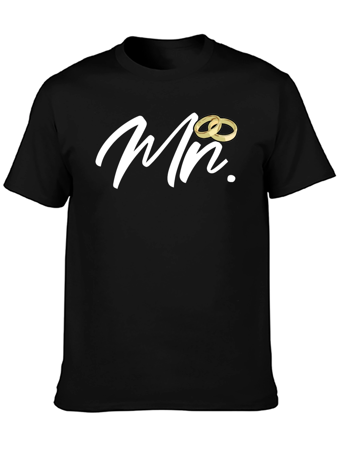 Mr. Graphic Tee - Black Wedding T-Shirt