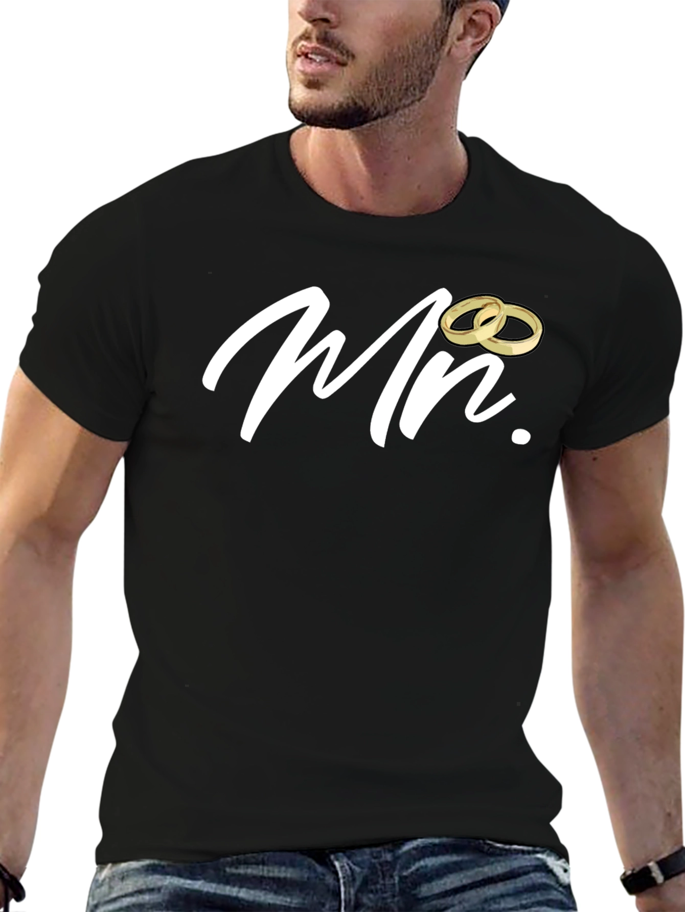 Mr. Graphic Tee - Black Wedding T-Shirt