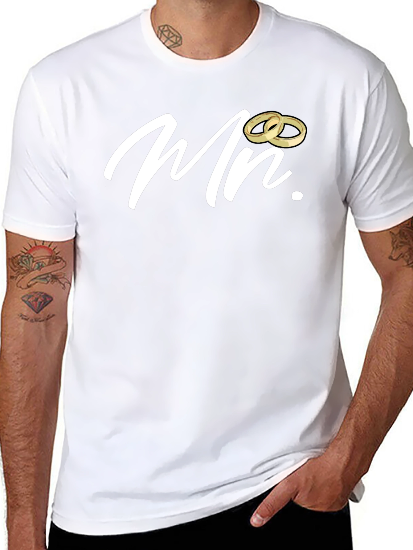 Mr. Graphic Tee - Black Wedding T-Shirt