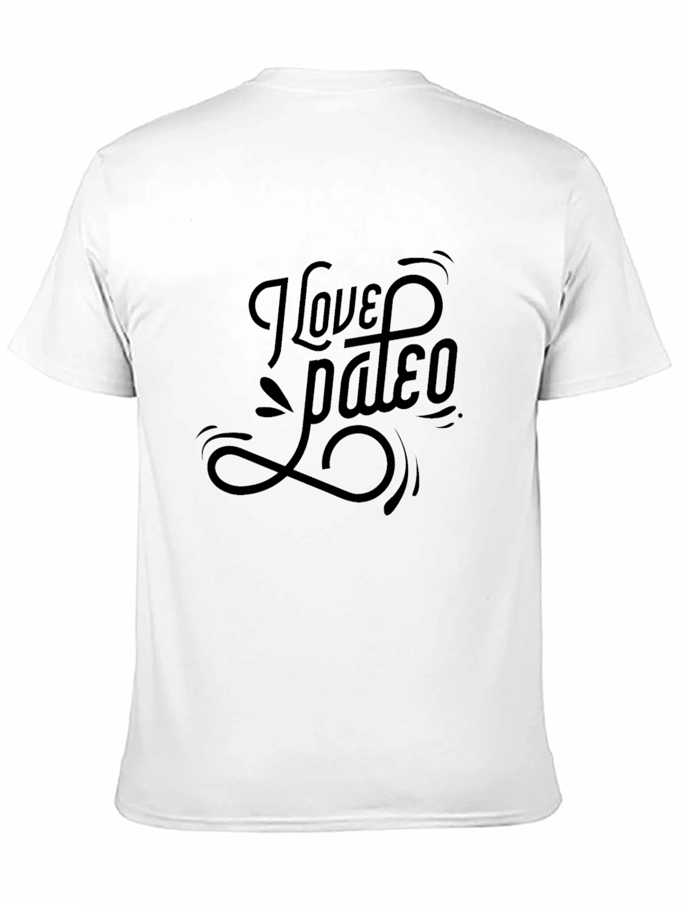 I Love Paleo Black Graphic Tee