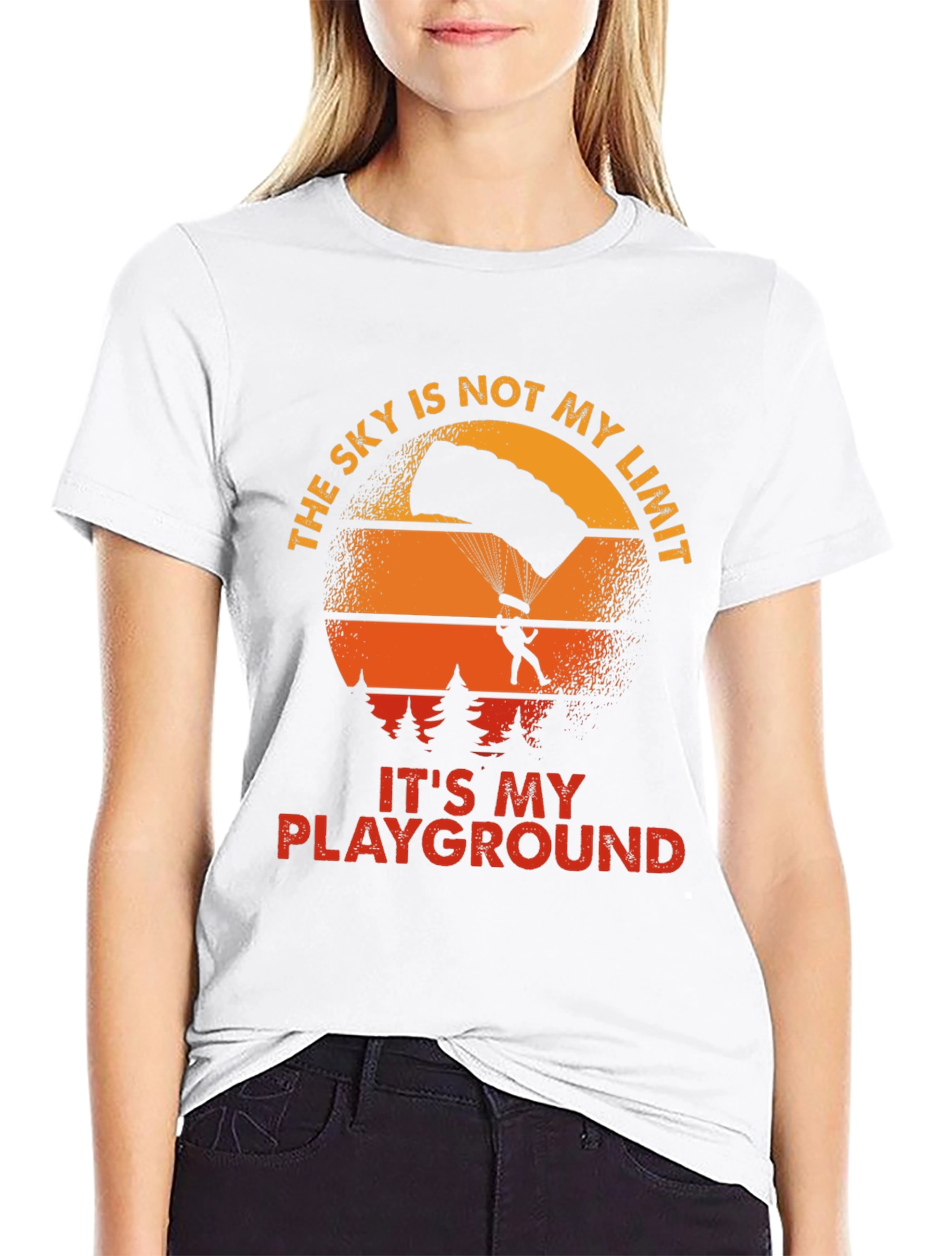 Skys Not My Limit T-Shirt - Skydiver Playground Tee