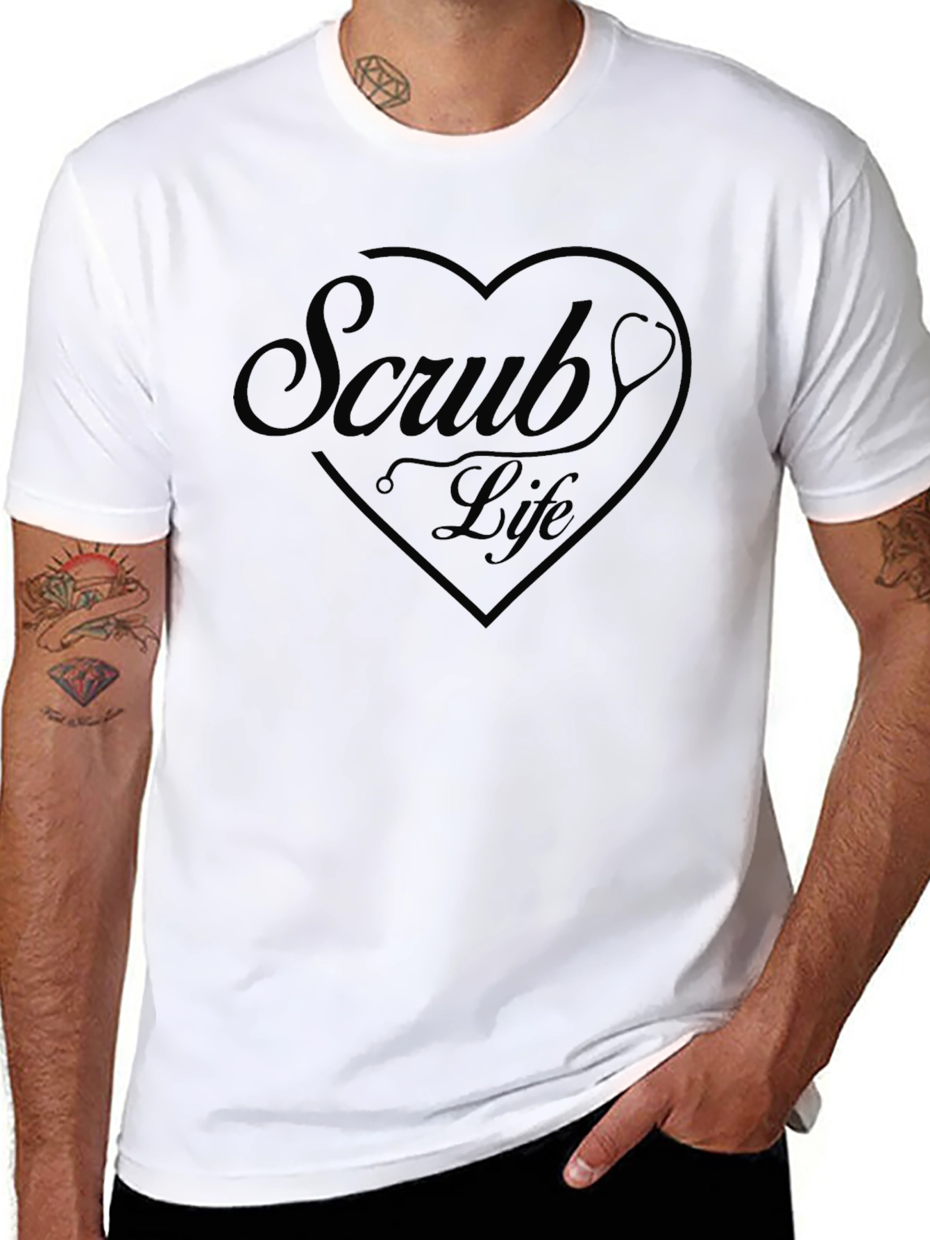 Scrubs Life Heart T-Shirt - Medical Professional Apparel