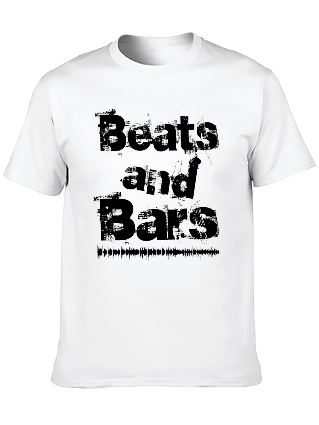 Beats and Bars Graphic Tee - Black