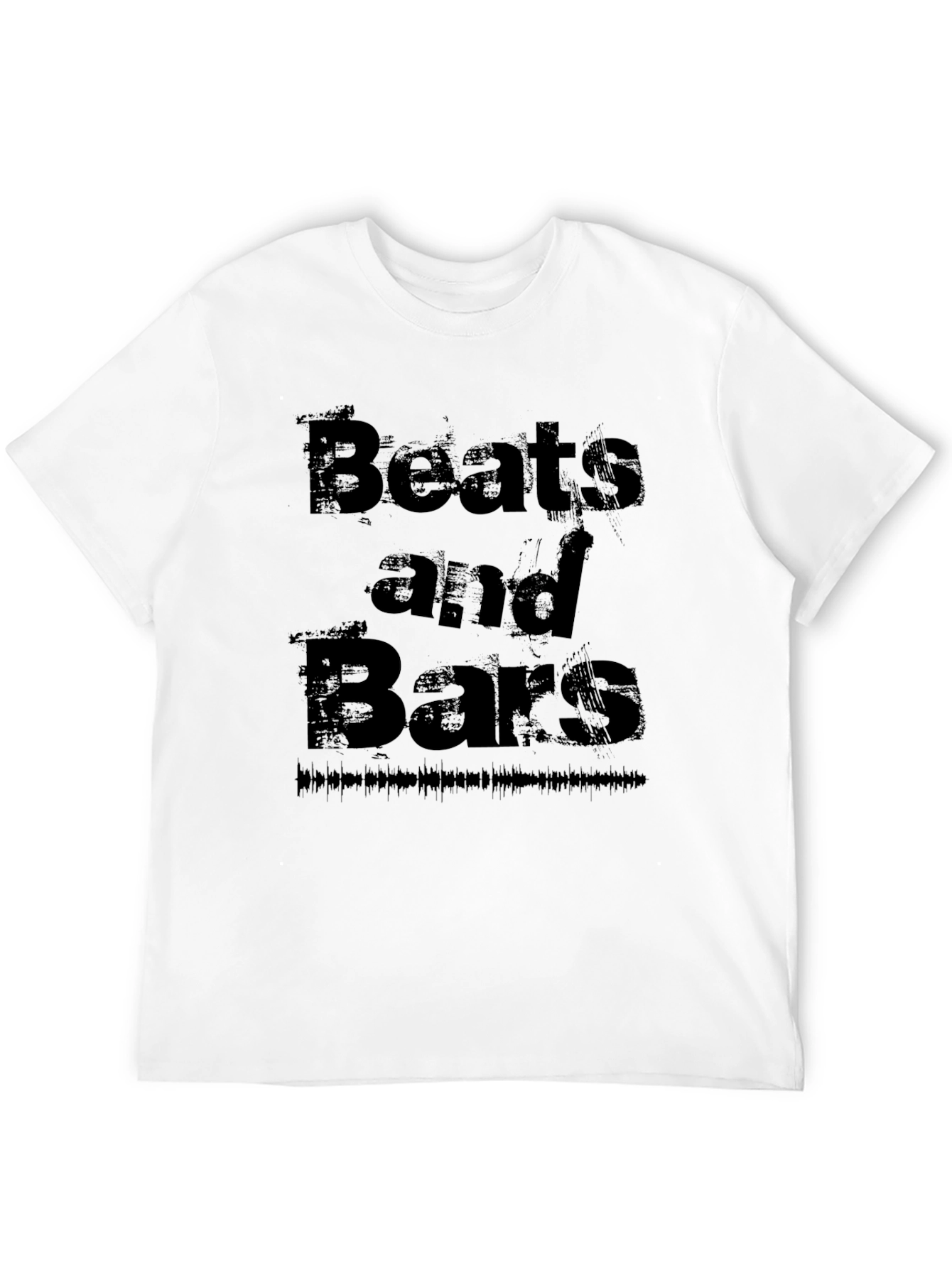 Beats and Bars Graphic Tee - Black