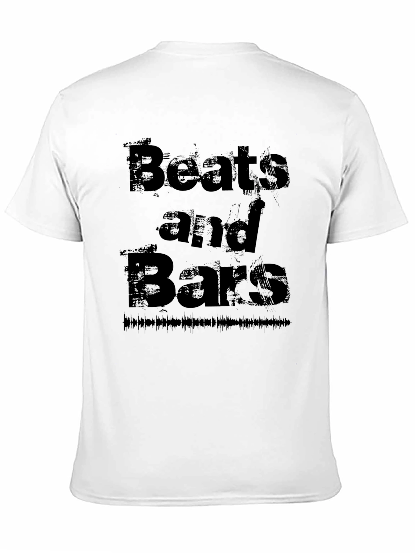 Beats and Bars Graphic Tee - Black