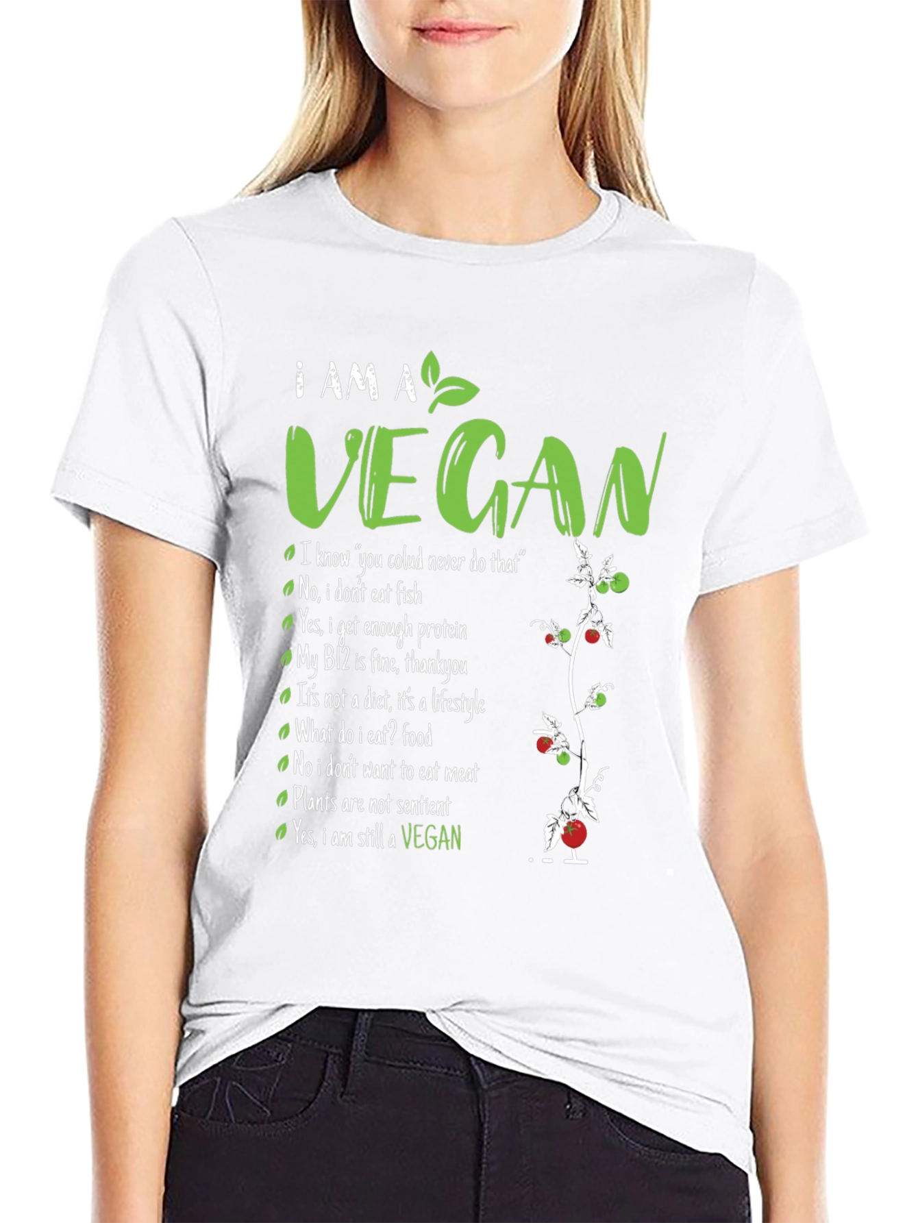 I am a Vegan T-Shirt - Plant-Based Lifestyle Tee