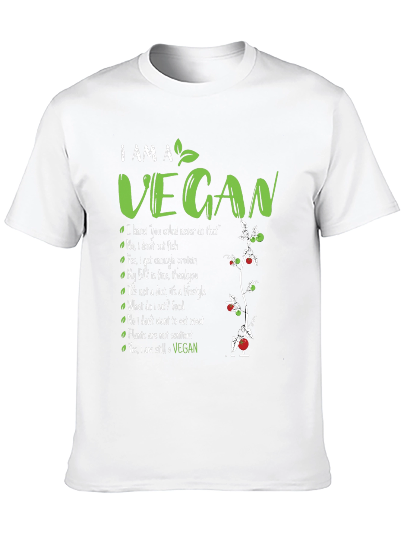I am a Vegan T-Shirt - Plant-Based Lifestyle Tee