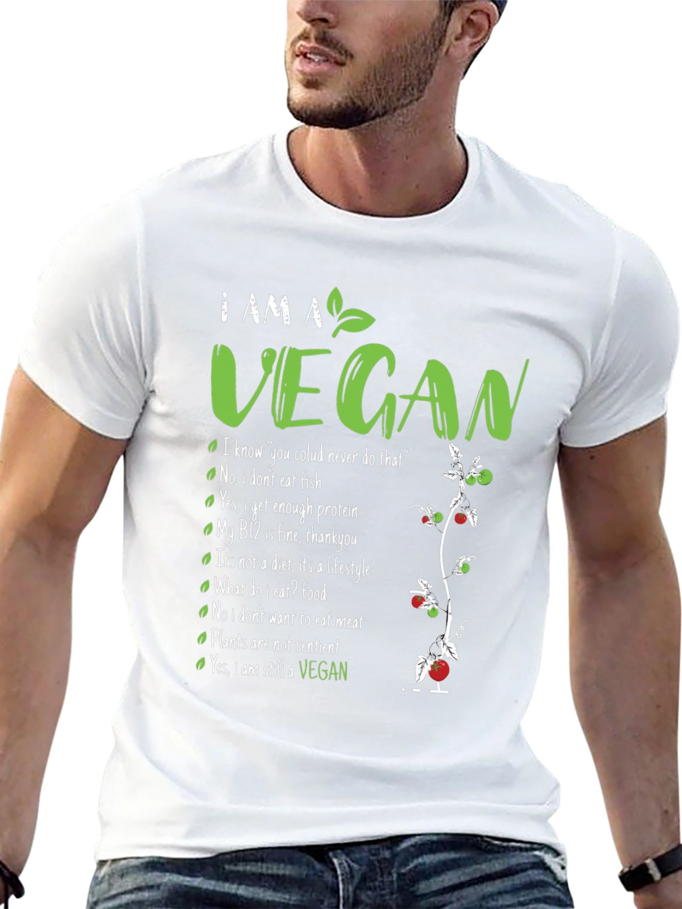 I am a Vegan T-Shirt - Plant-Based Lifestyle Tee