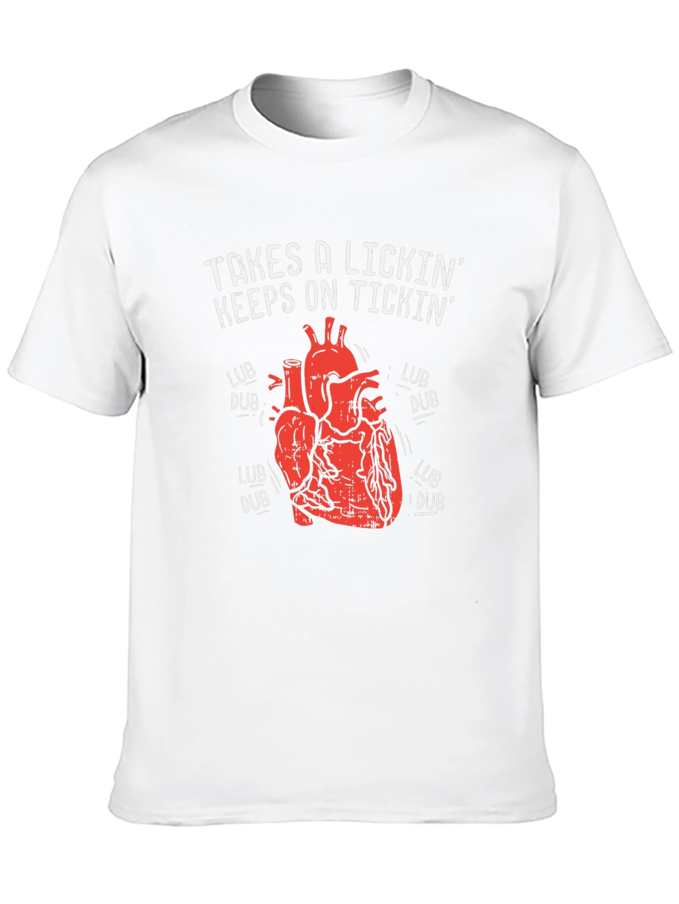Takes a Lickin Heart T-Shirt - Keeps on Tickin