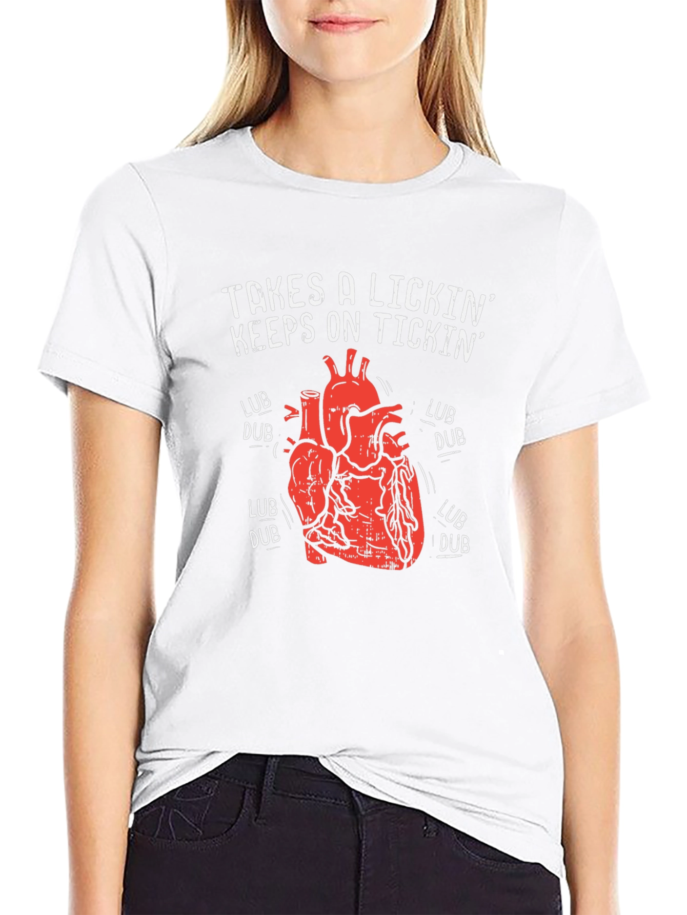 Takes a Lickin Heart T-Shirt - Keeps on Tickin