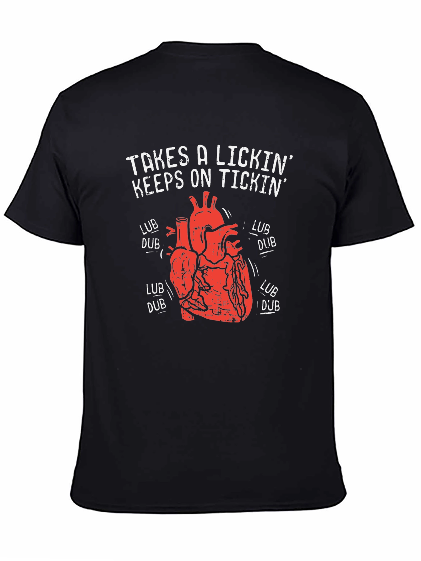 Takes a Lickin Heart T-Shirt - Keeps on Tickin