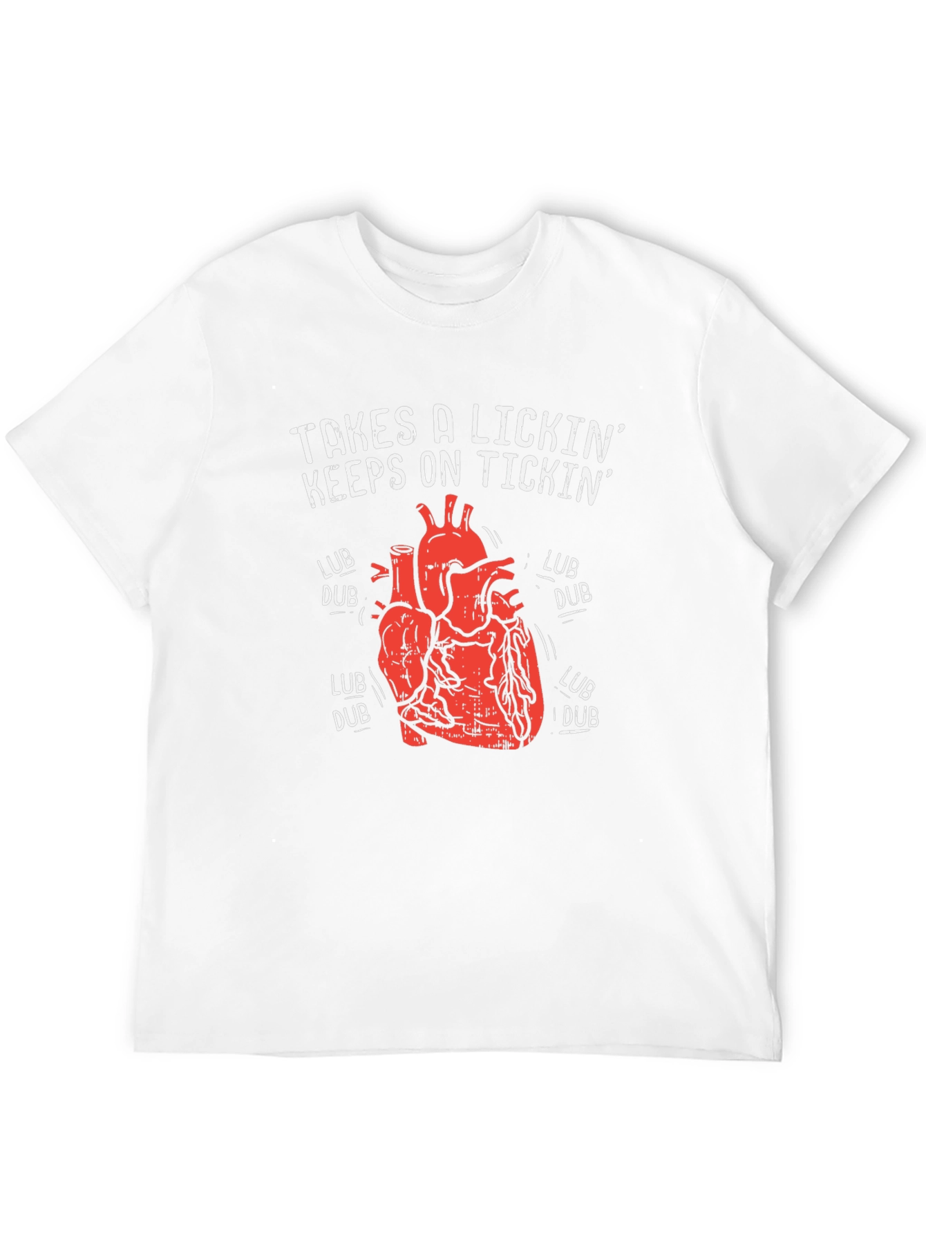 Takes a Lickin Heart T-Shirt - Keeps on Tickin