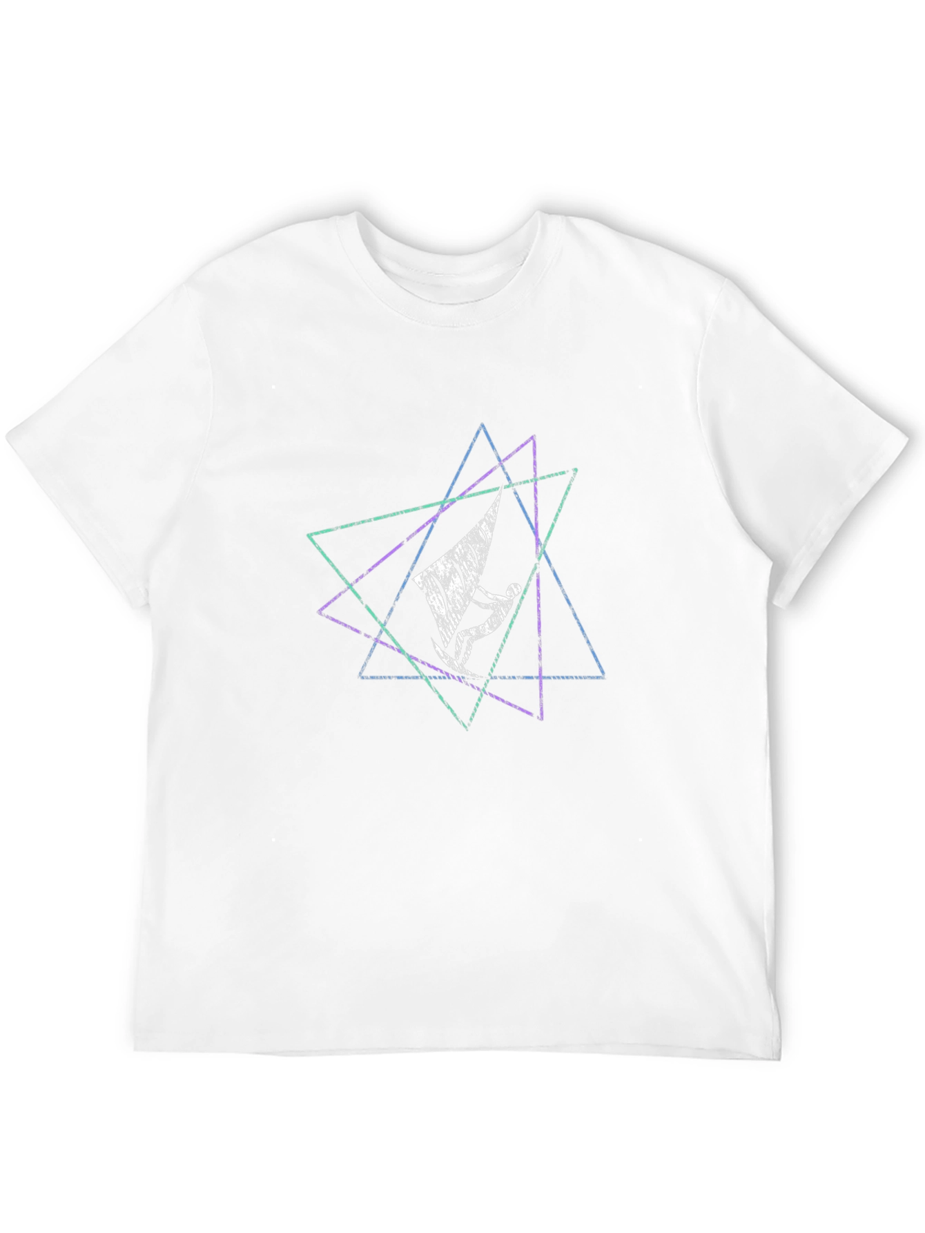 Geometric Windsurfer Graphic Tee