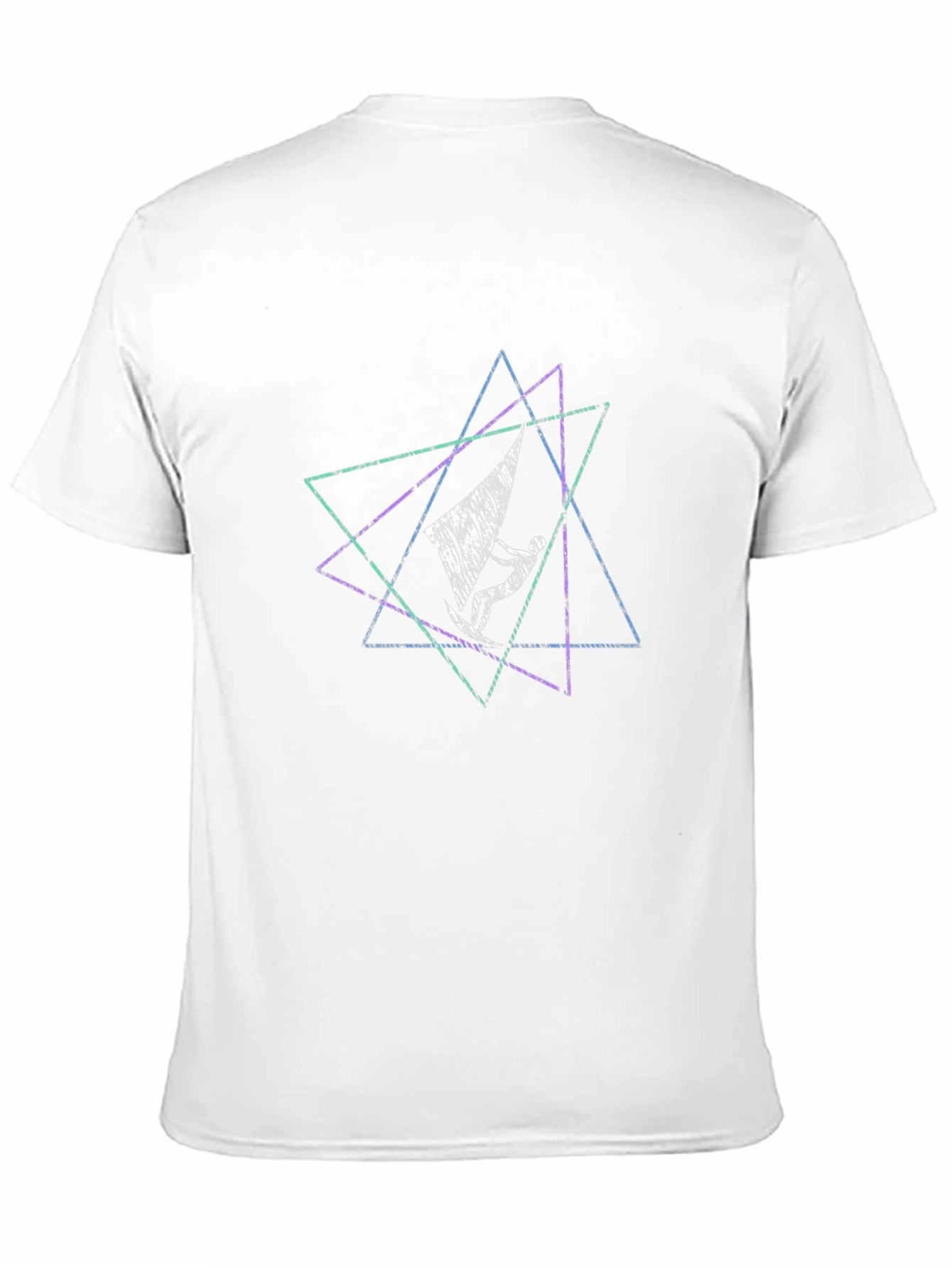 Geometric Windsurfer Graphic Tee