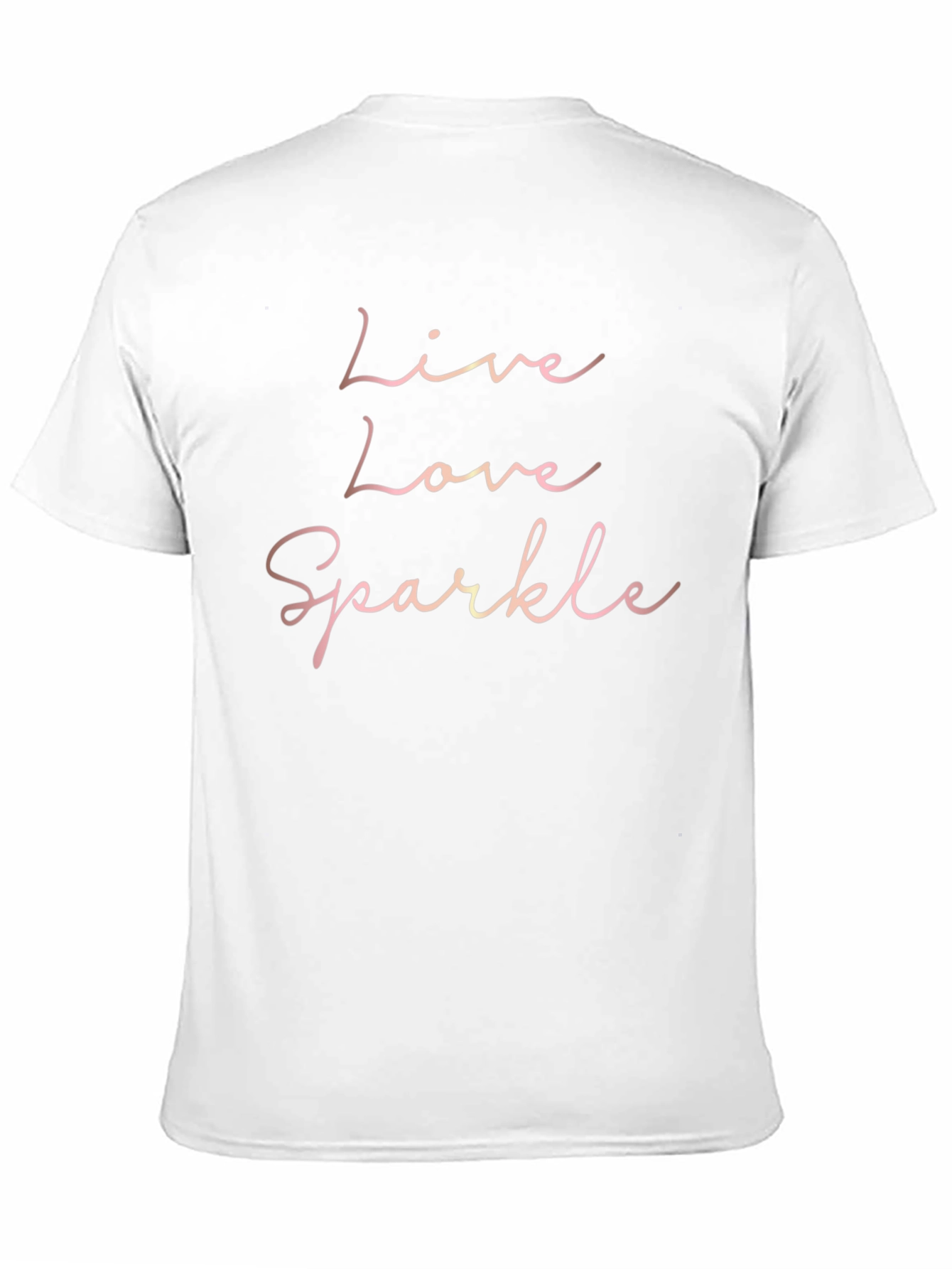 Live Love Sparkle Black Graphic Tee