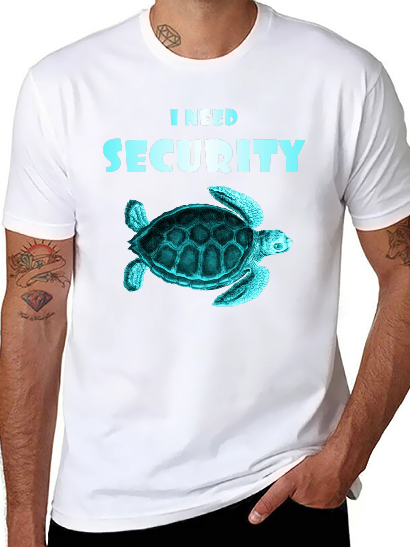 I Need Security Turtle T-Shirt