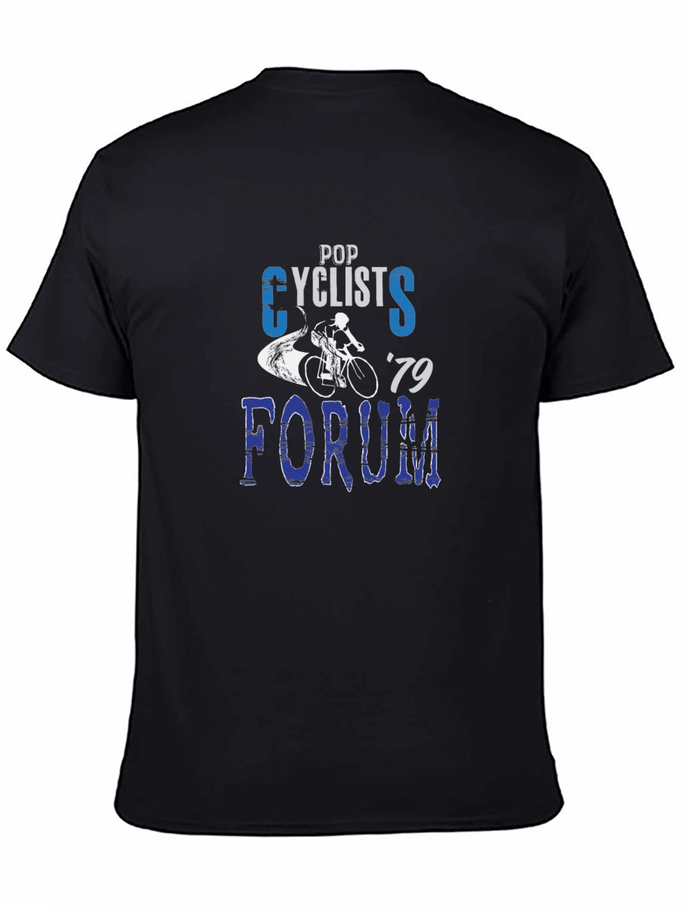 Pop Cyclists Forum 79 Black T-Shirt