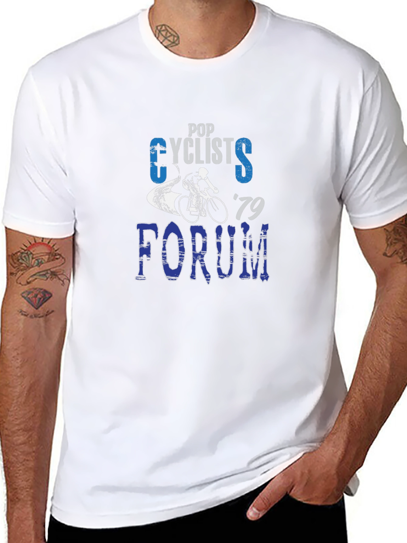 Pop Cyclists Forum 79 Black T-Shirt