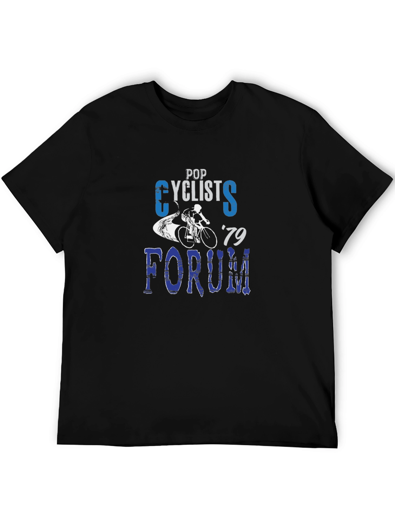 Pop Cyclists Forum 79 Black T-Shirt