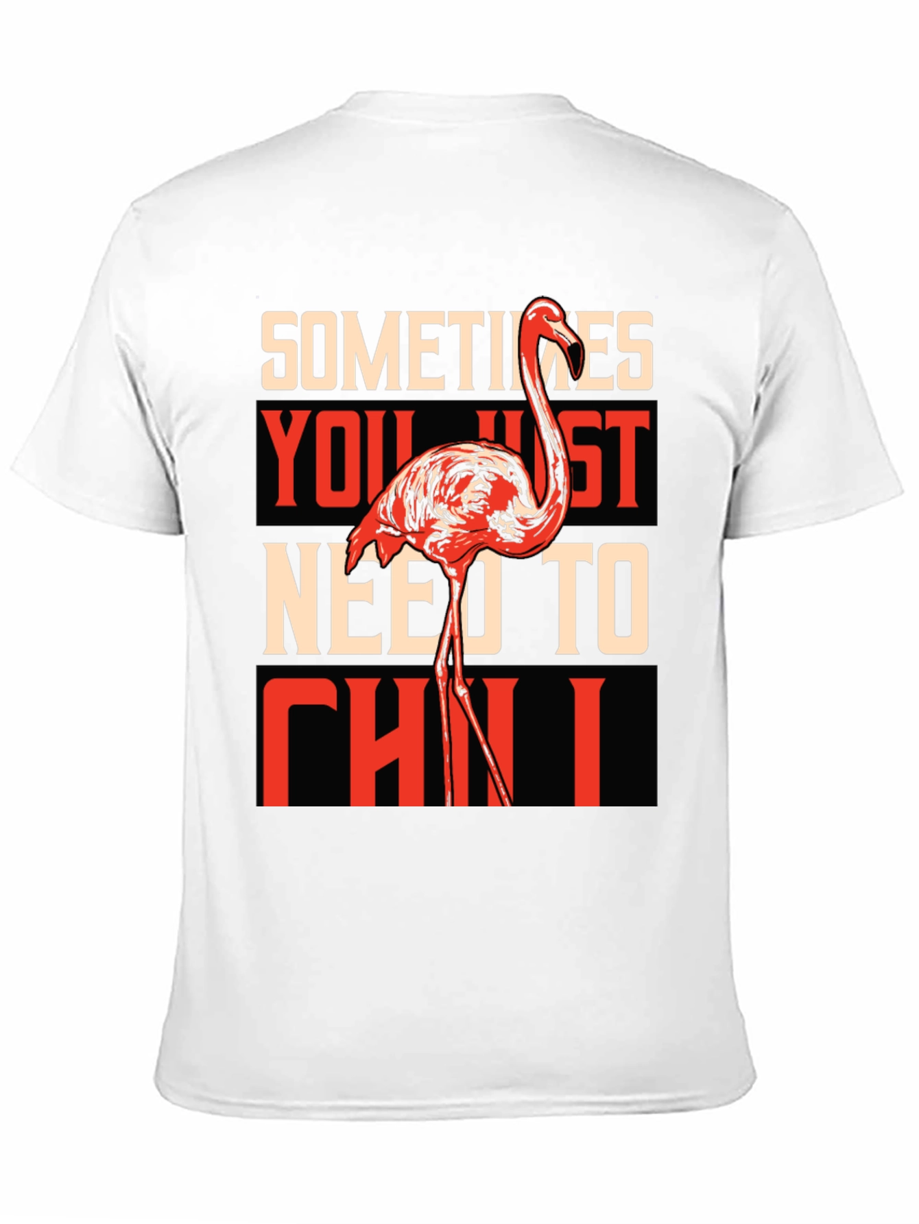 Chill Flamingo Graphic T-Shirt
