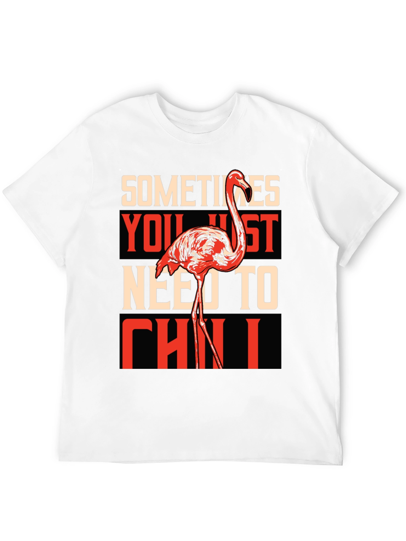 Chill Flamingo Graphic T-Shirt