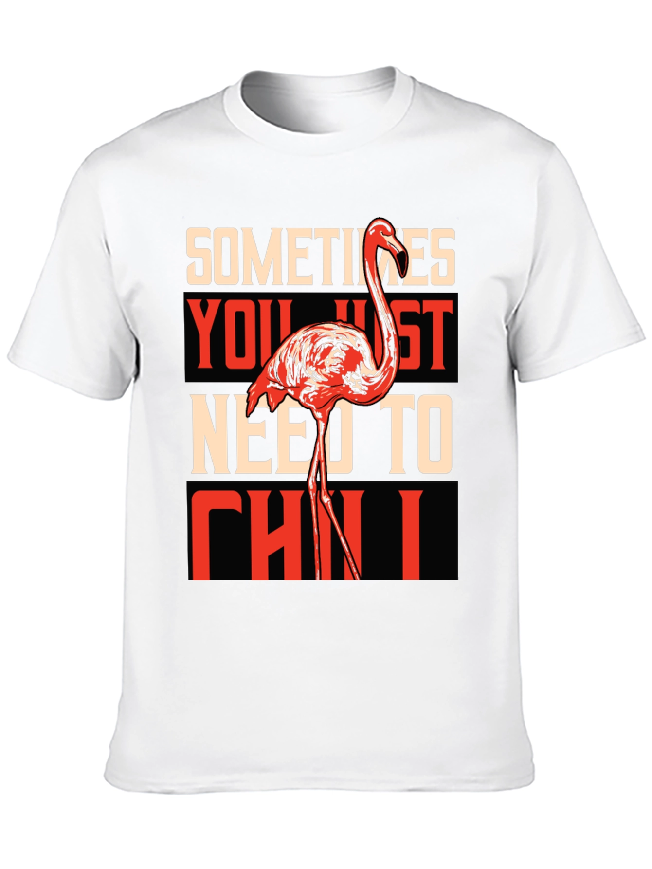 Chill Flamingo Graphic T-Shirt