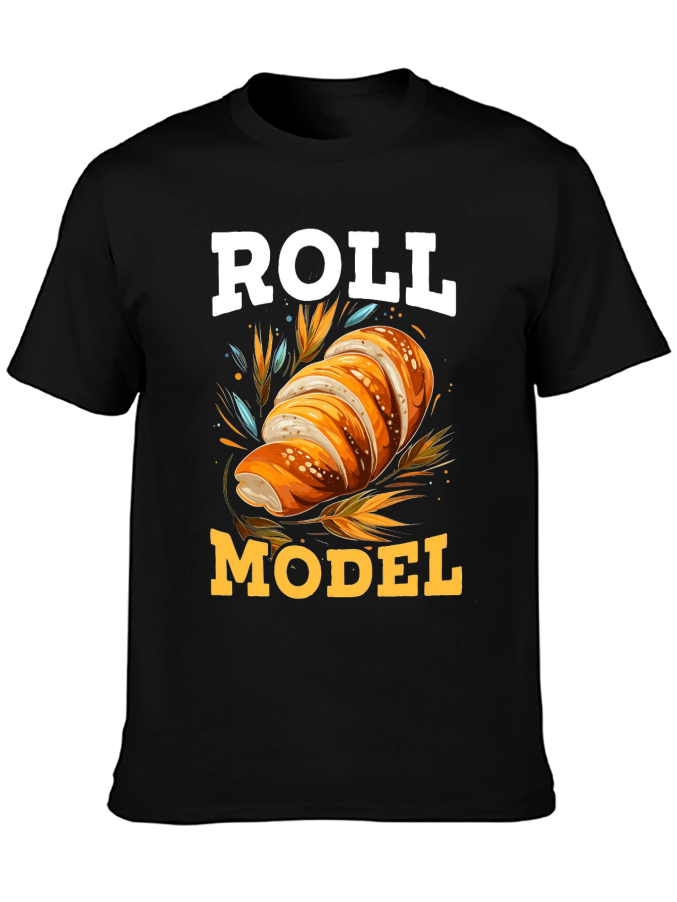Roll Model Funny Graphic T-Shirt