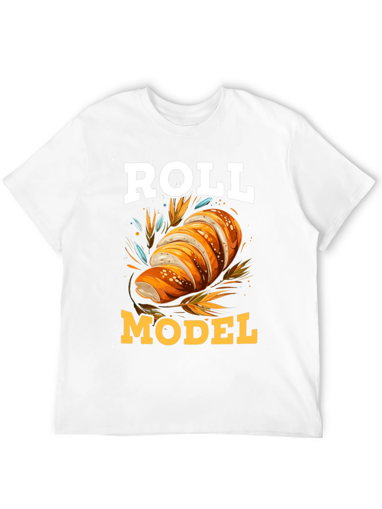 Roll Model Funny Graphic T-Shirt