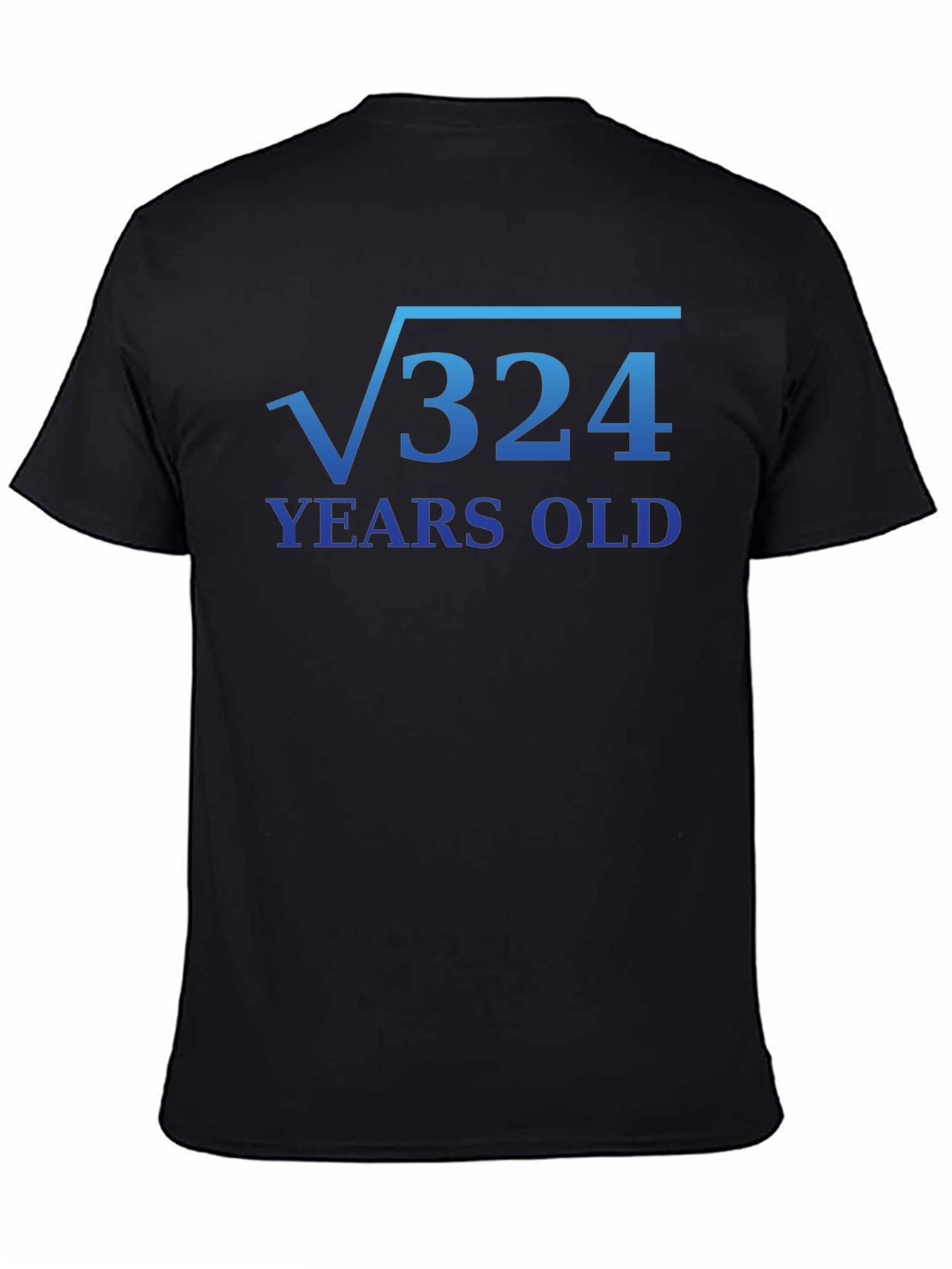 Funny 18th Birthday Math Root 324 T-Shirt