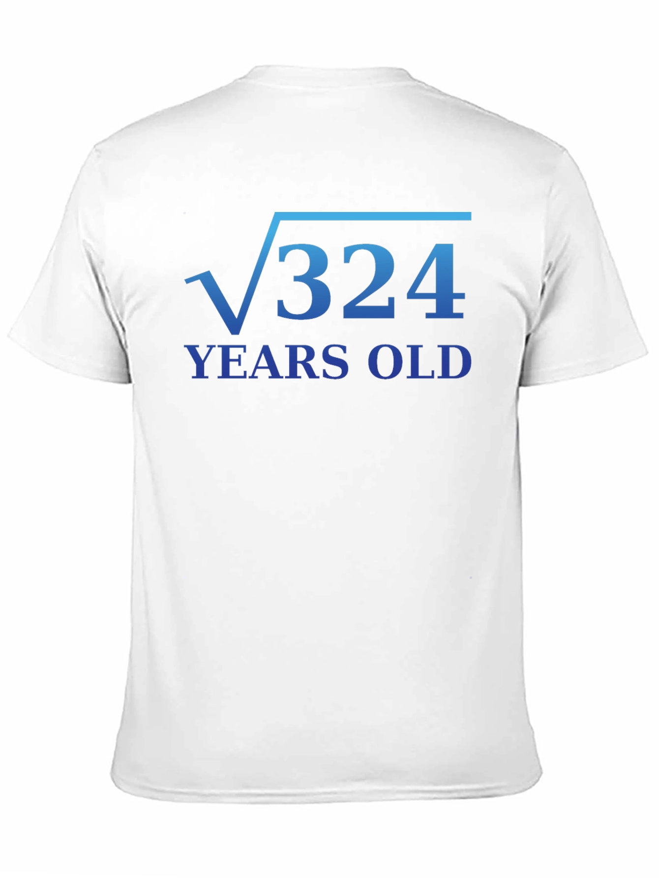 Funny 18th Birthday Math Root 324 T-Shirt