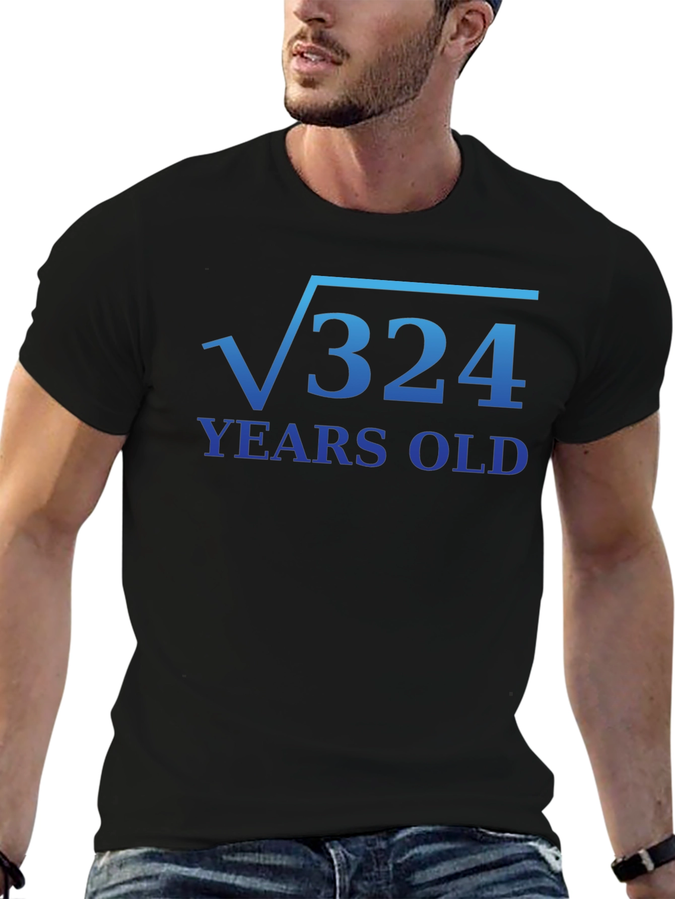 Funny 18th Birthday Math Root 324 T-Shirt