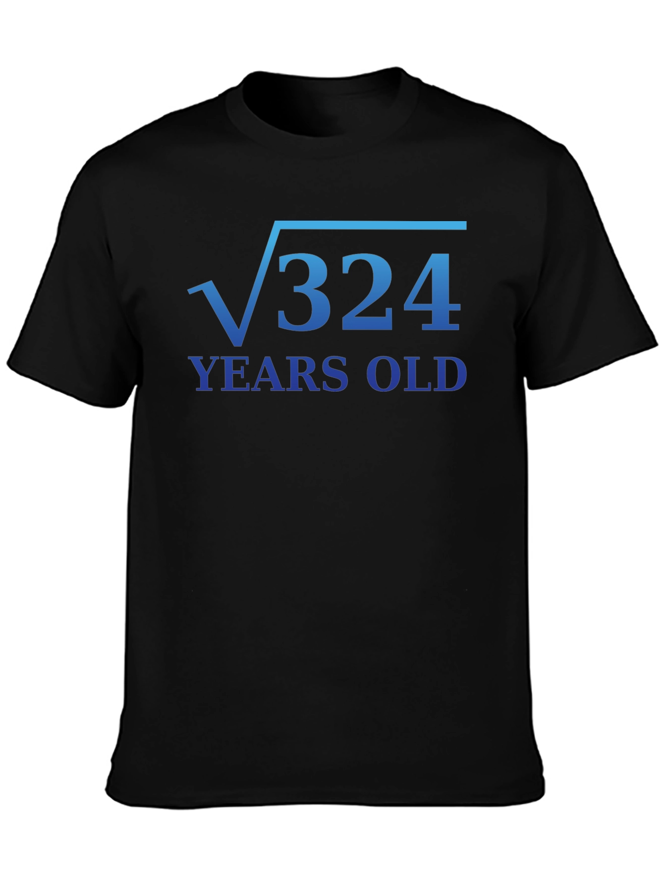 Funny 18th Birthday Math Root 324 T-Shirt