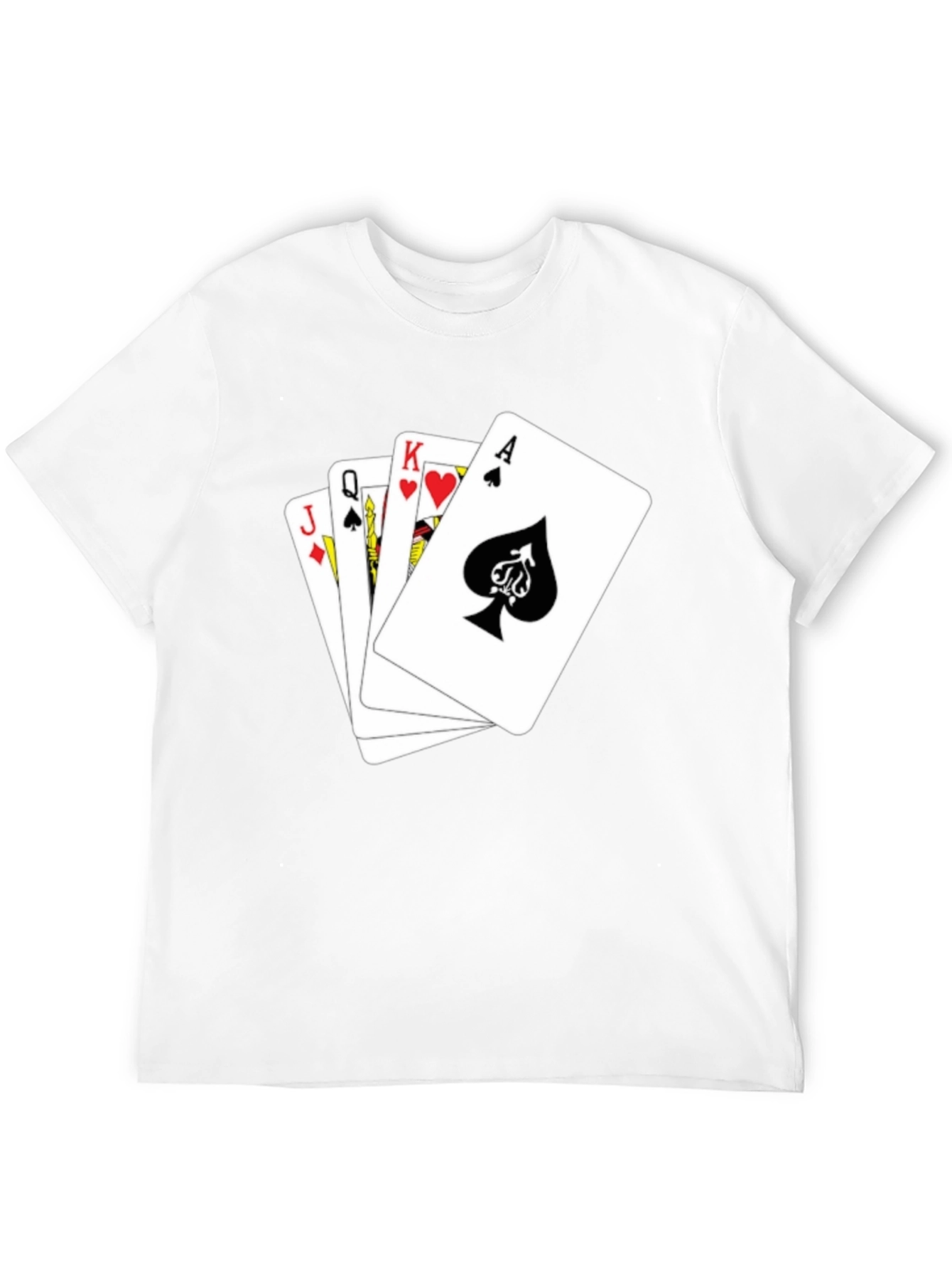 Royal Flush Graphic Tee - Ace King Queen Jack