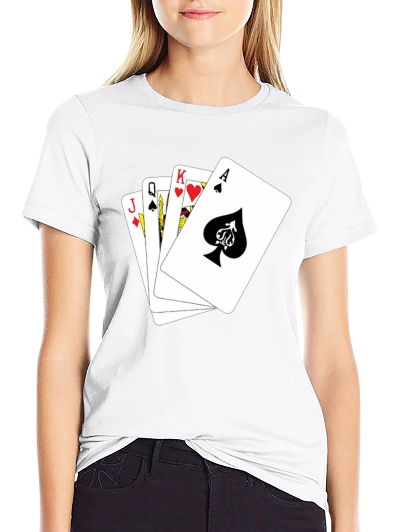 Royal Flush Graphic Tee - Ace King Queen Jack