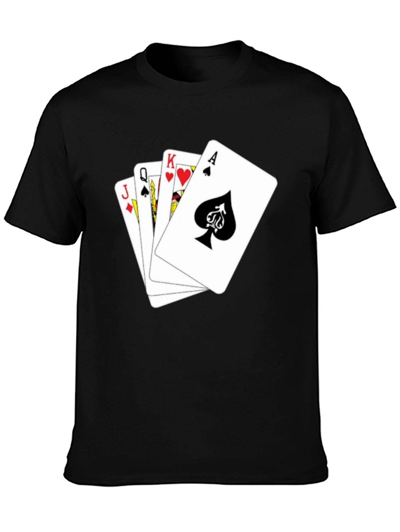 Royal Flush Graphic Tee - Ace King Queen Jack
