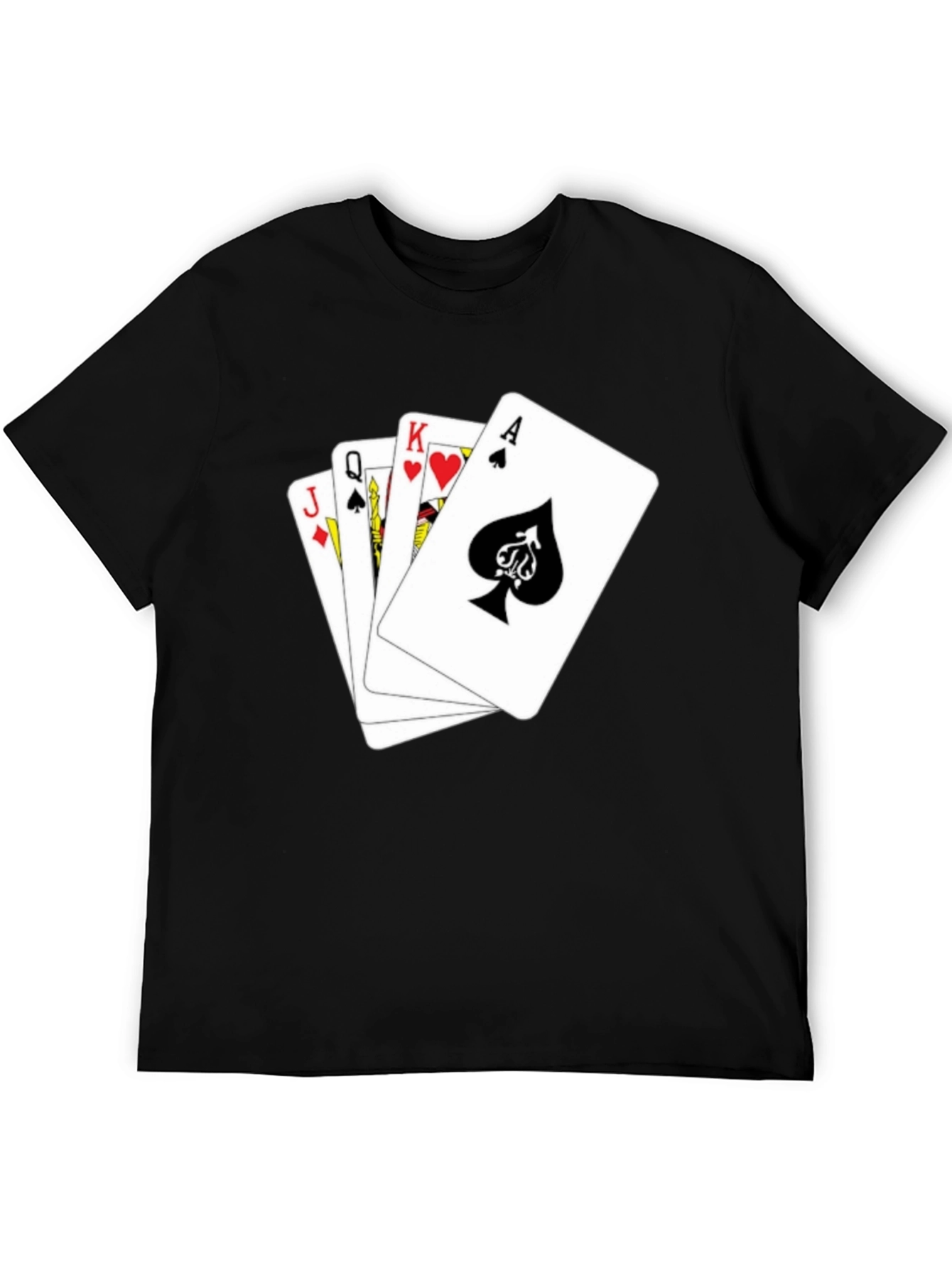 Royal Flush Graphic Tee - Ace King Queen Jack