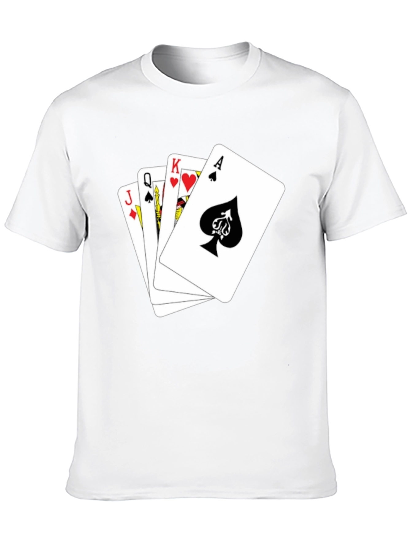 Royal Flush Graphic Tee - Ace King Queen Jack