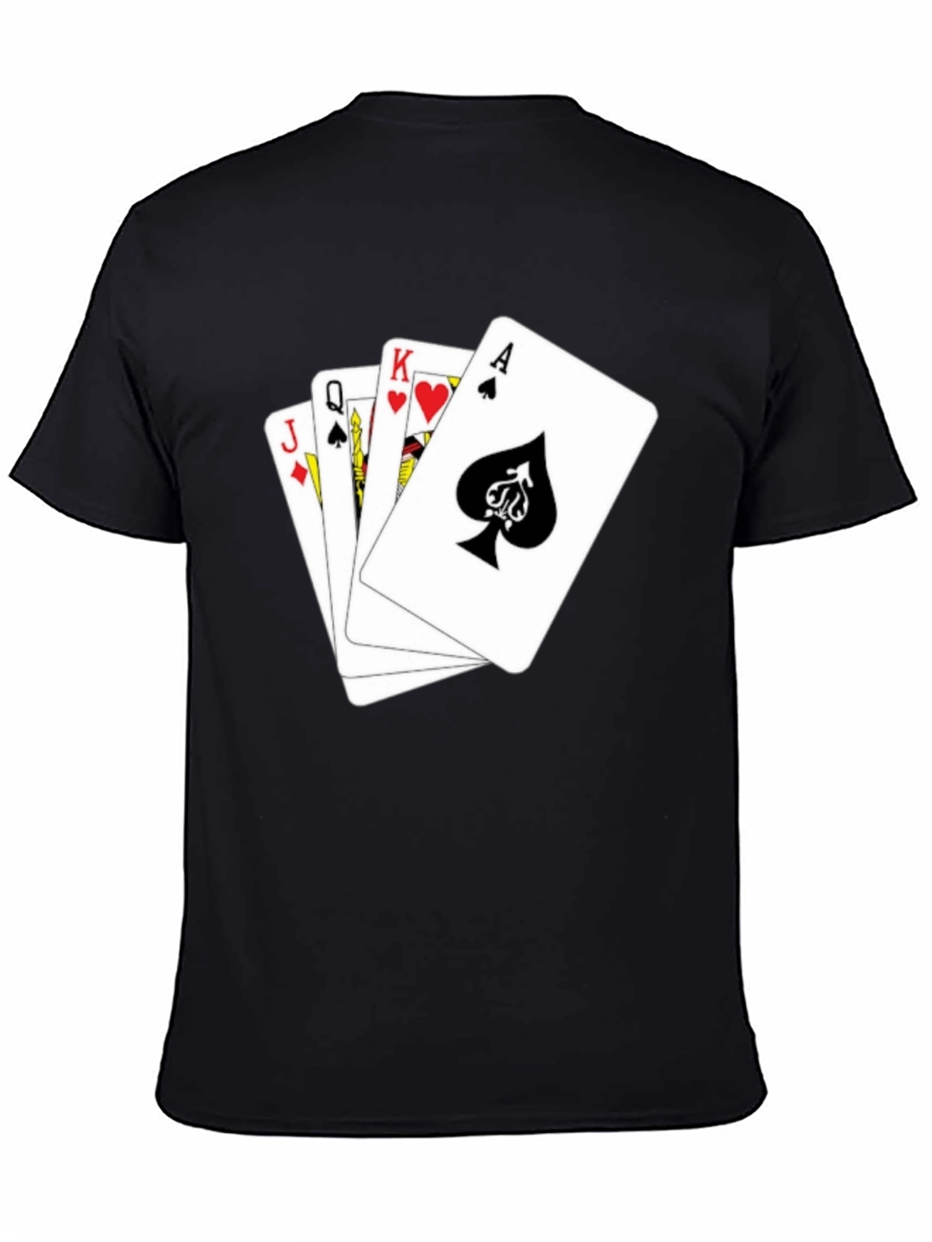 Royal Flush Graphic Tee - Ace King Queen Jack