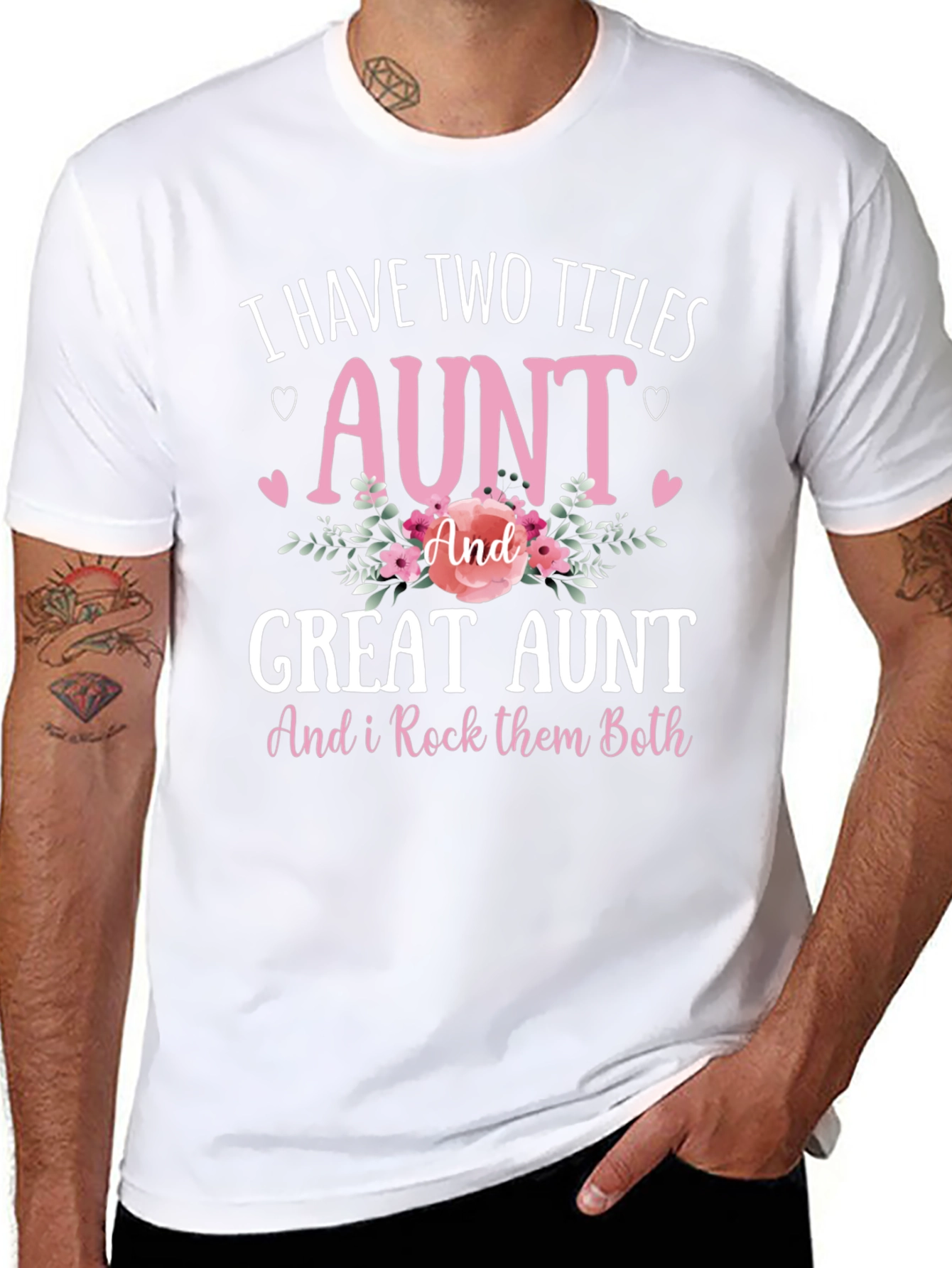 Aunt & Great Aunt T-Shirt - Rock Them Both!