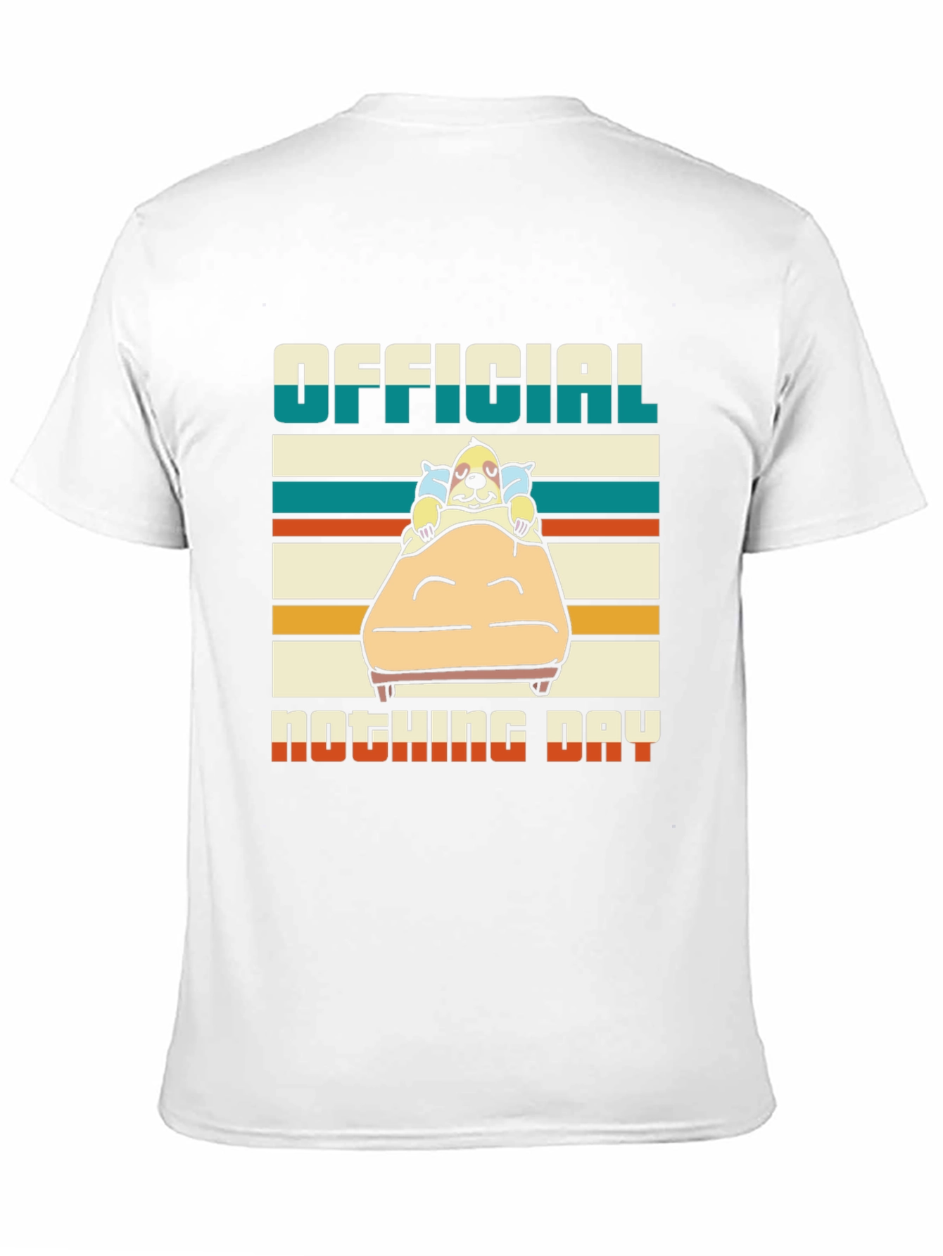Official Nothing Day T-Shirt - Relaxed Dog Design
