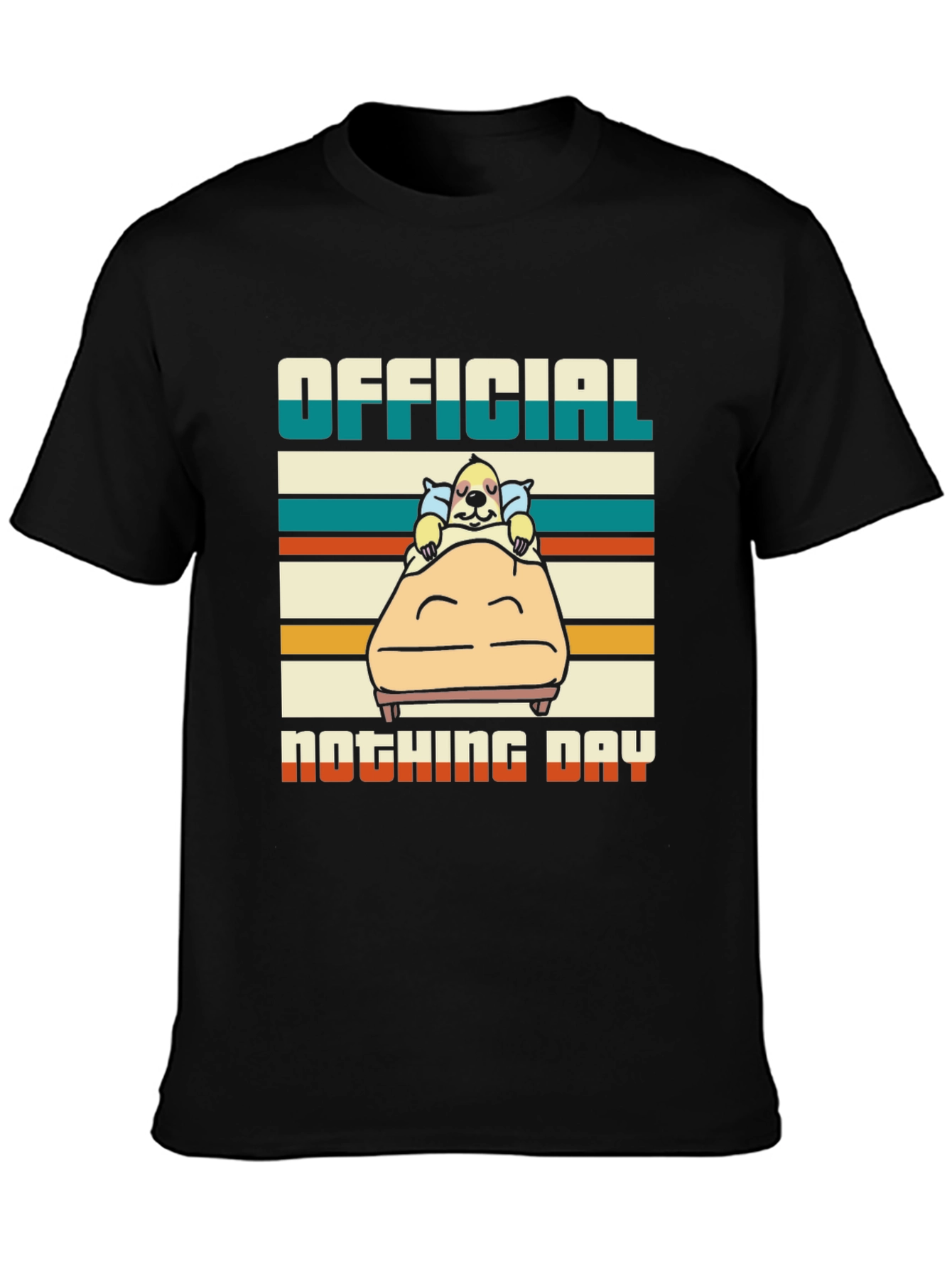 Official Nothing Day T-Shirt - Relaxed Dog Design