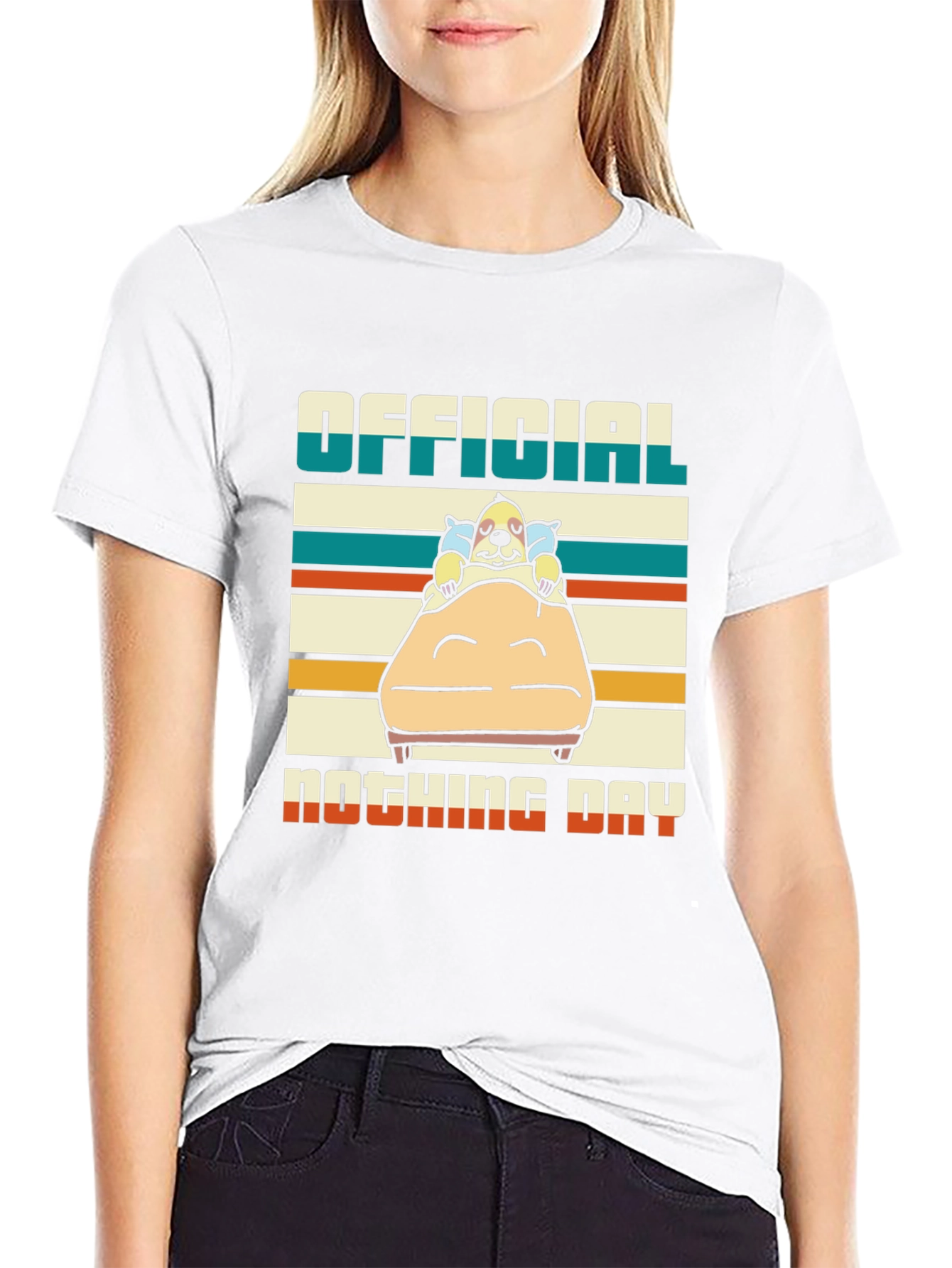 Official Nothing Day T-Shirt - Relaxed Dog Design