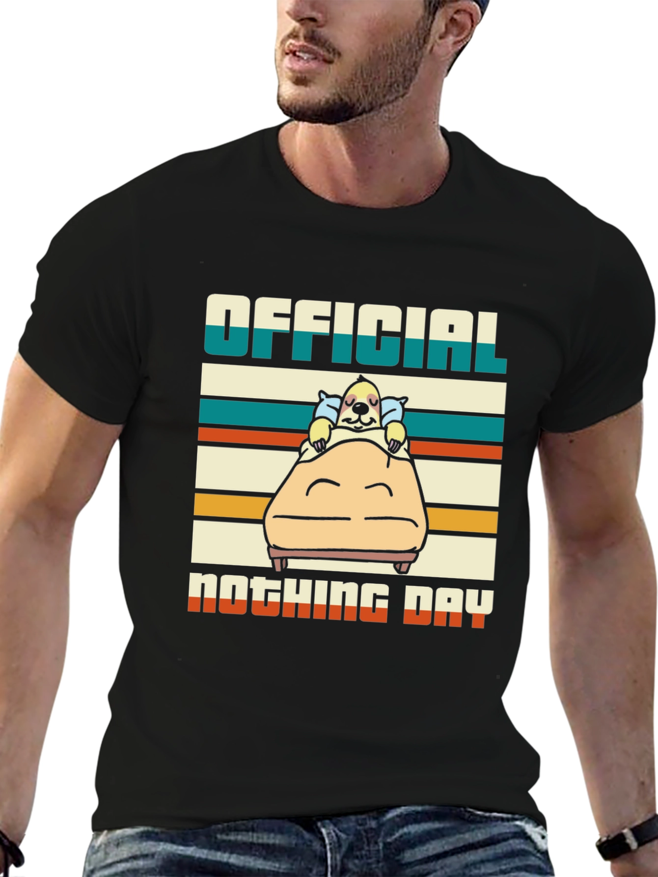 Official Nothing Day T-Shirt - Relaxed Dog Design