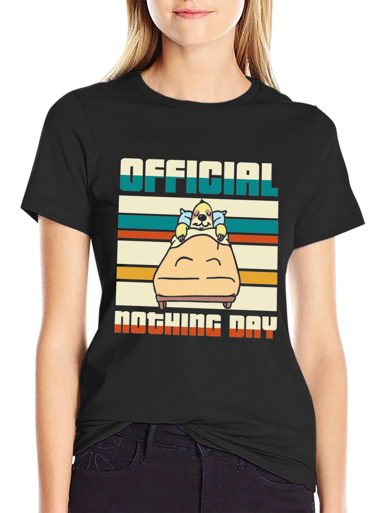 Official Nothing Day T-Shirt - Relaxed Dog Design
